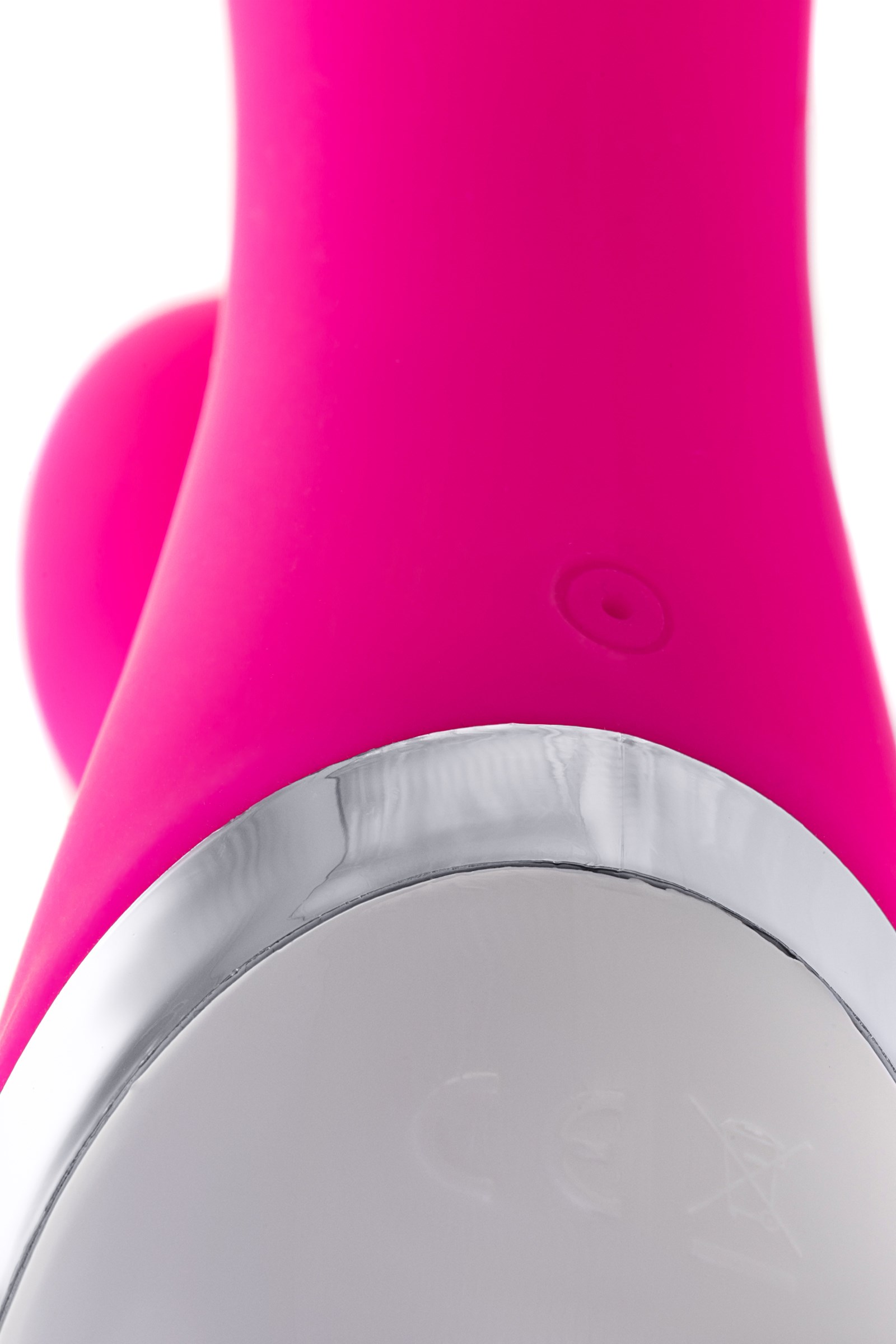 L'EROİNA klitoral stimülatörlü vibratör, silikon, pembe, 19 cm
