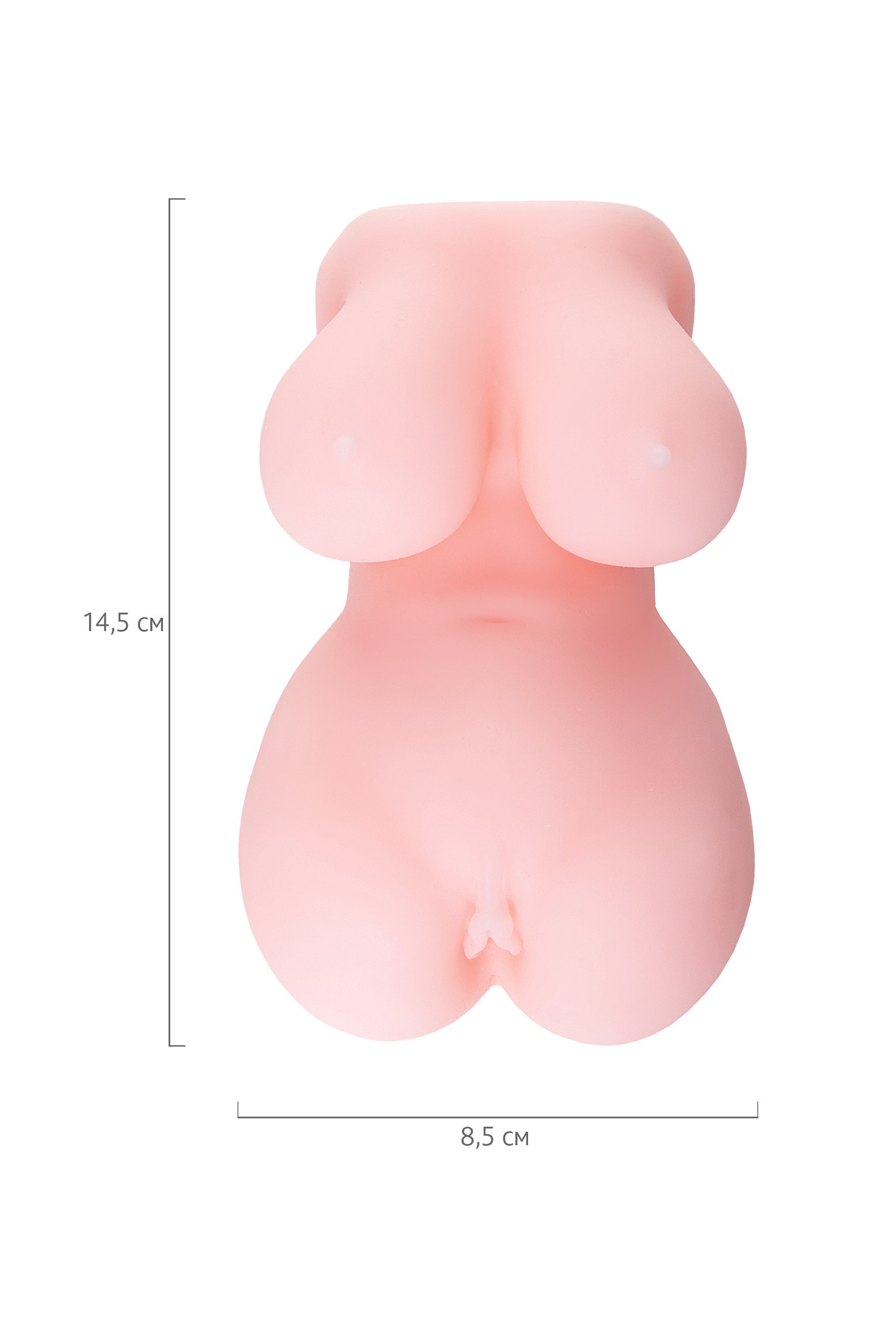 Masturbator gerçekçi TOYFA Juicy Pussy Babycakes, TPE, çıplak, 14,5 cm