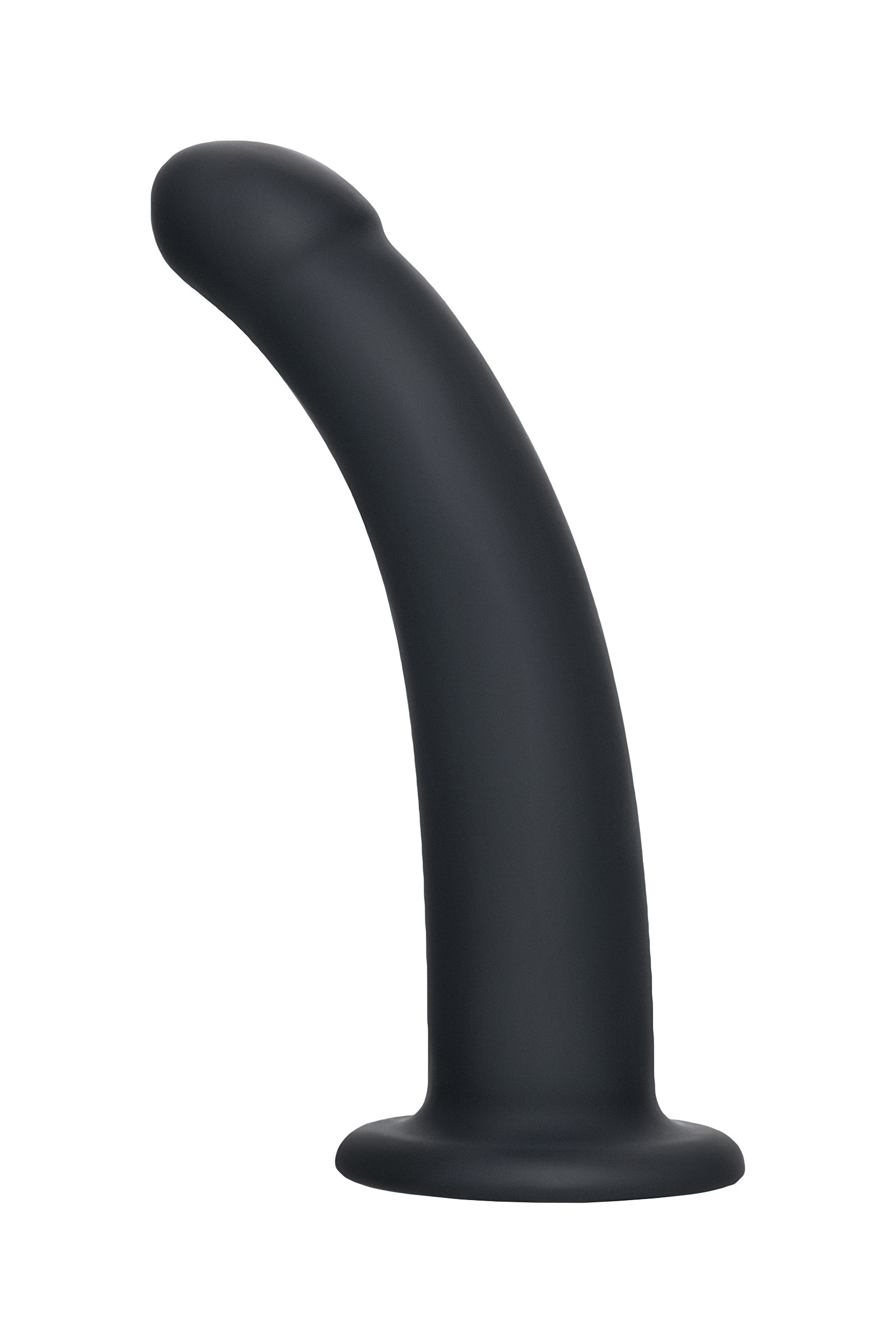 POPO Pleasure by TOYFA Serpens Anal yapay penis S Virajlı, Silikon, siyah, 13 cm