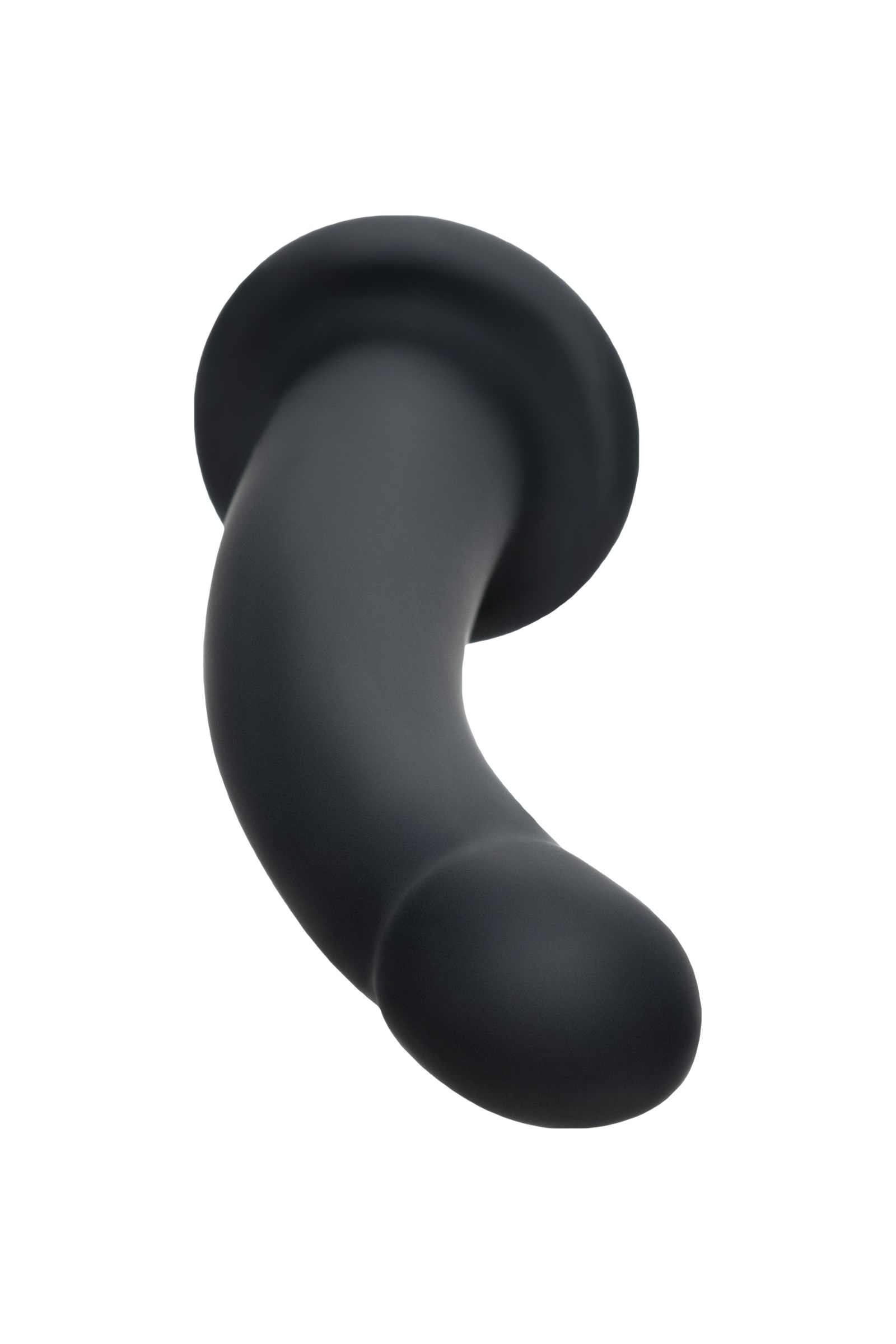 POPO Pleasure by TOYFA Serpens Anal yapay penis S Virajlı, Silikon, siyah, 13 cm