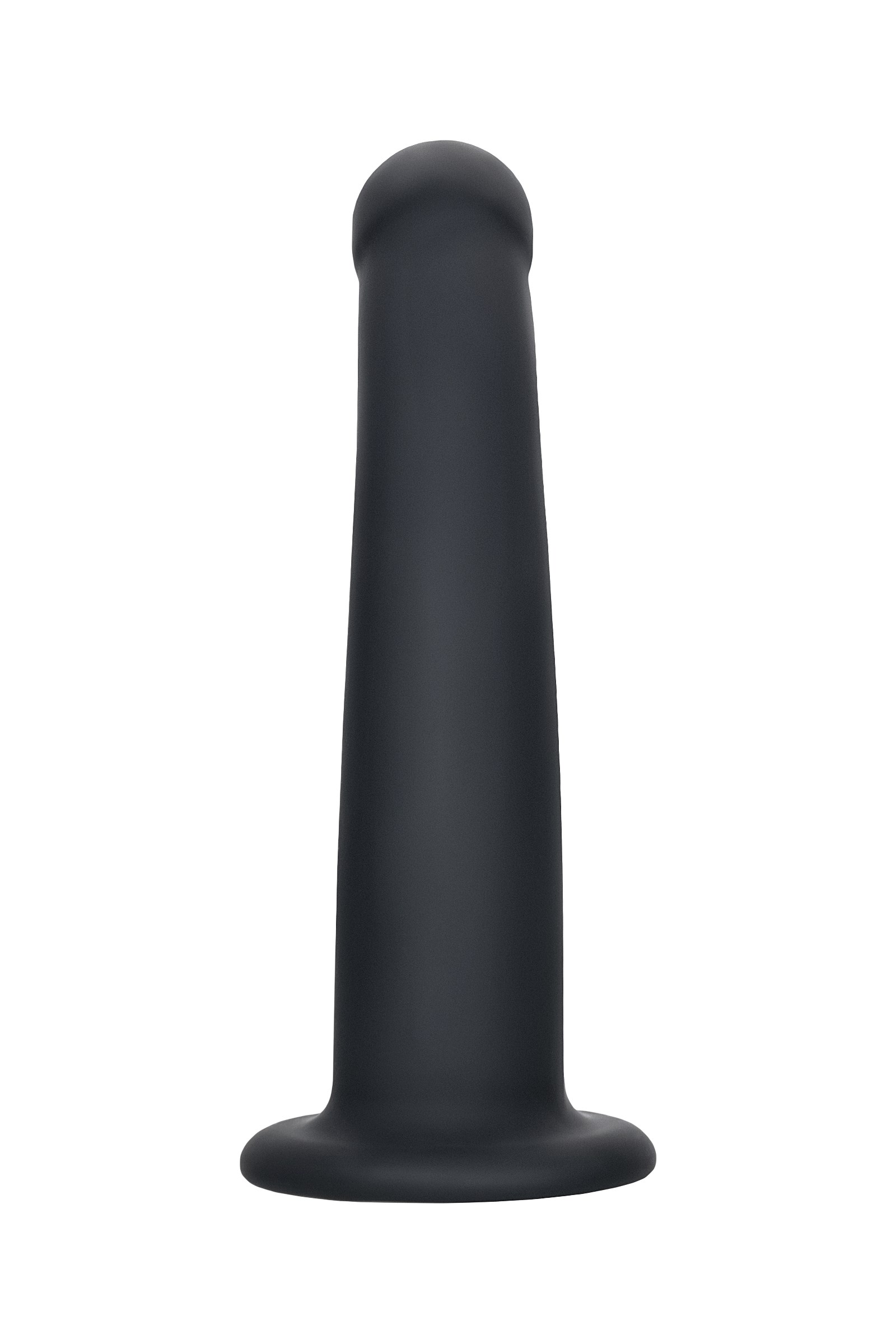 POPO Pleasure by TOYFA Serpens Anal yapay penis S Virajlı, Silikon, siyah, 13 cm