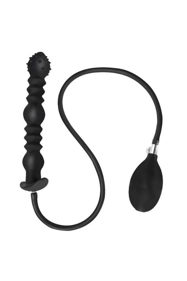 Premium Şişirilebilir Anal Plug Seti – Pompalı Hava Basınçlı Silikon Anal Tıkaç