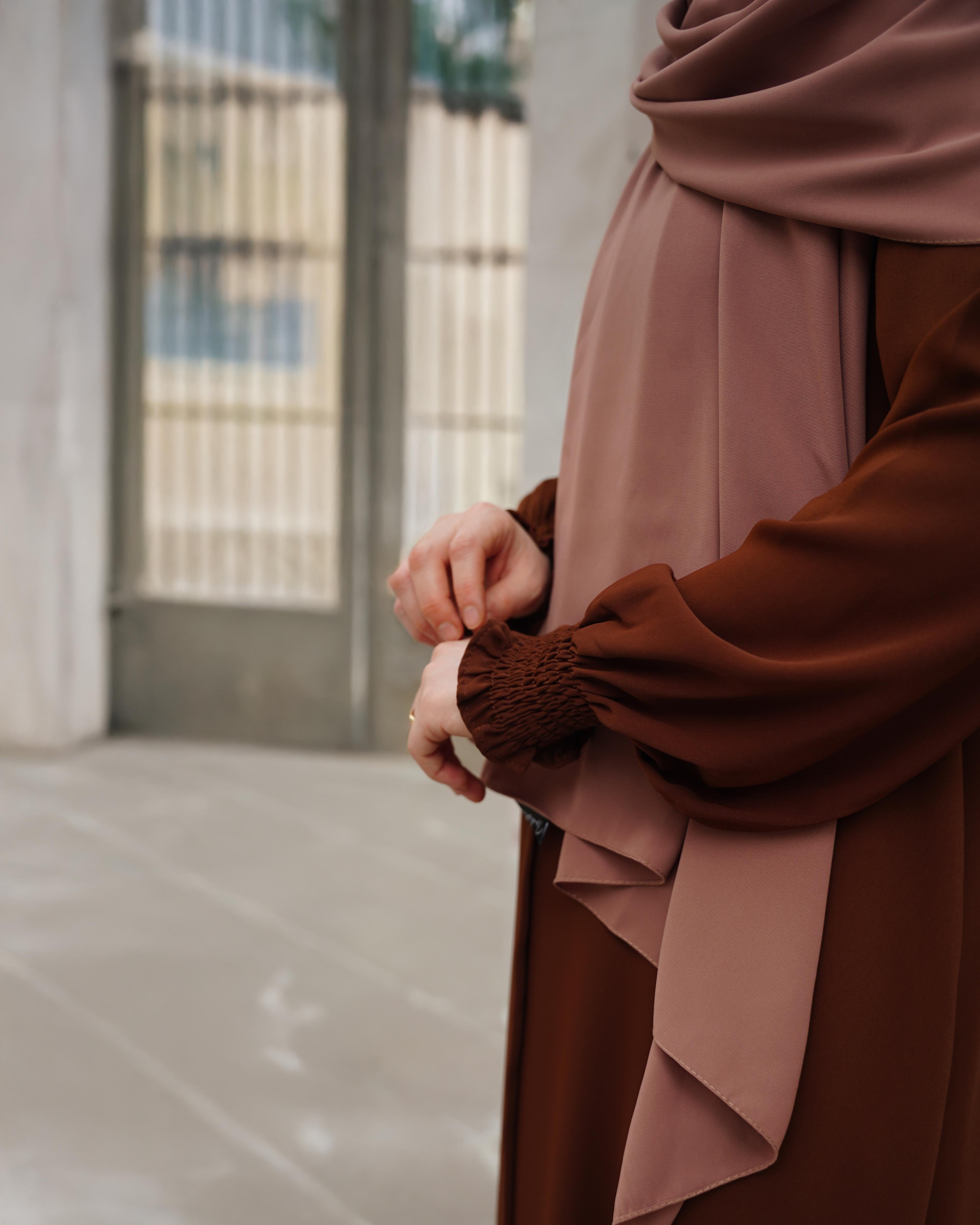 Aynil Kloş Ferace Kahverengi