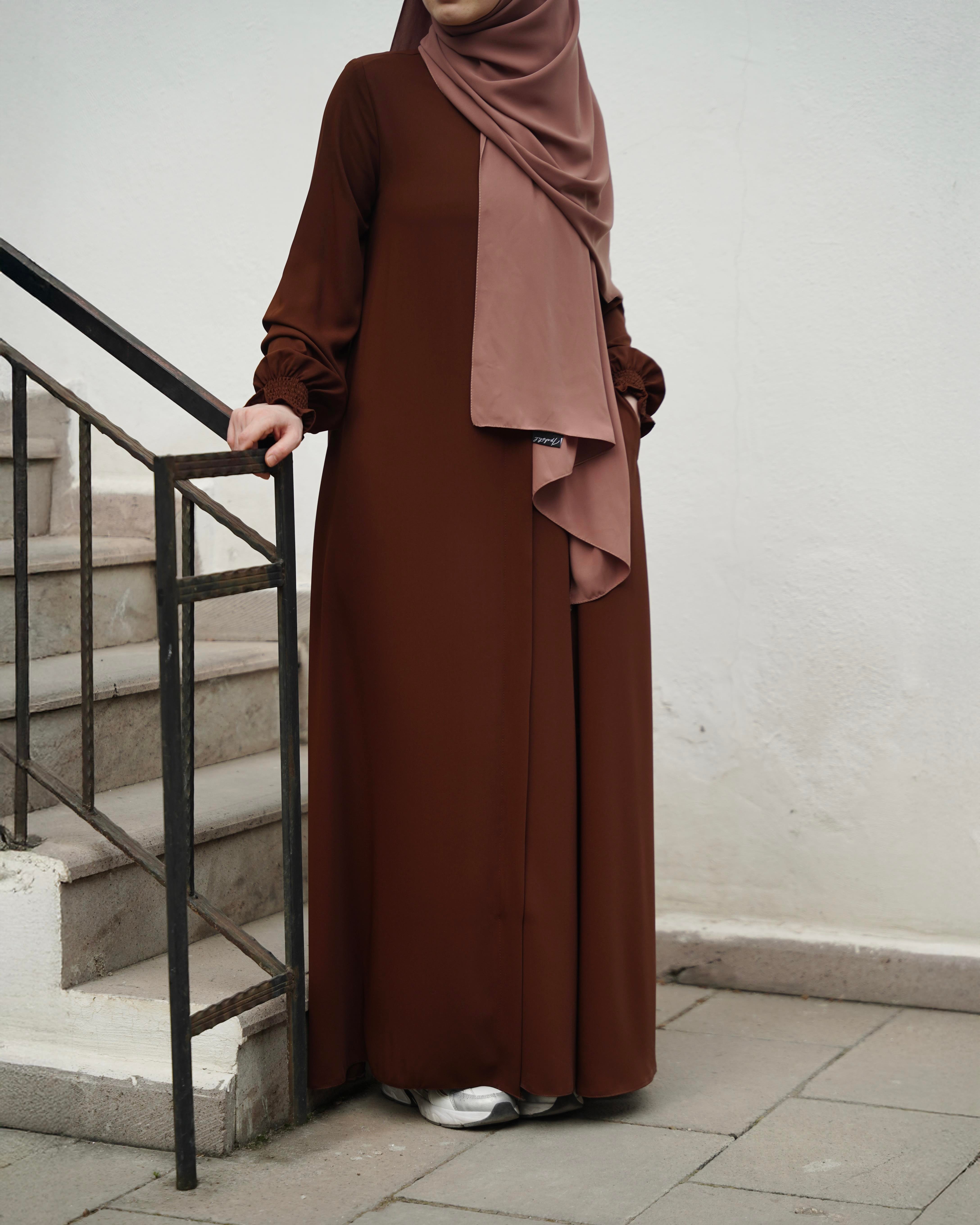 Aynil Kloş Ferace Kahverengi