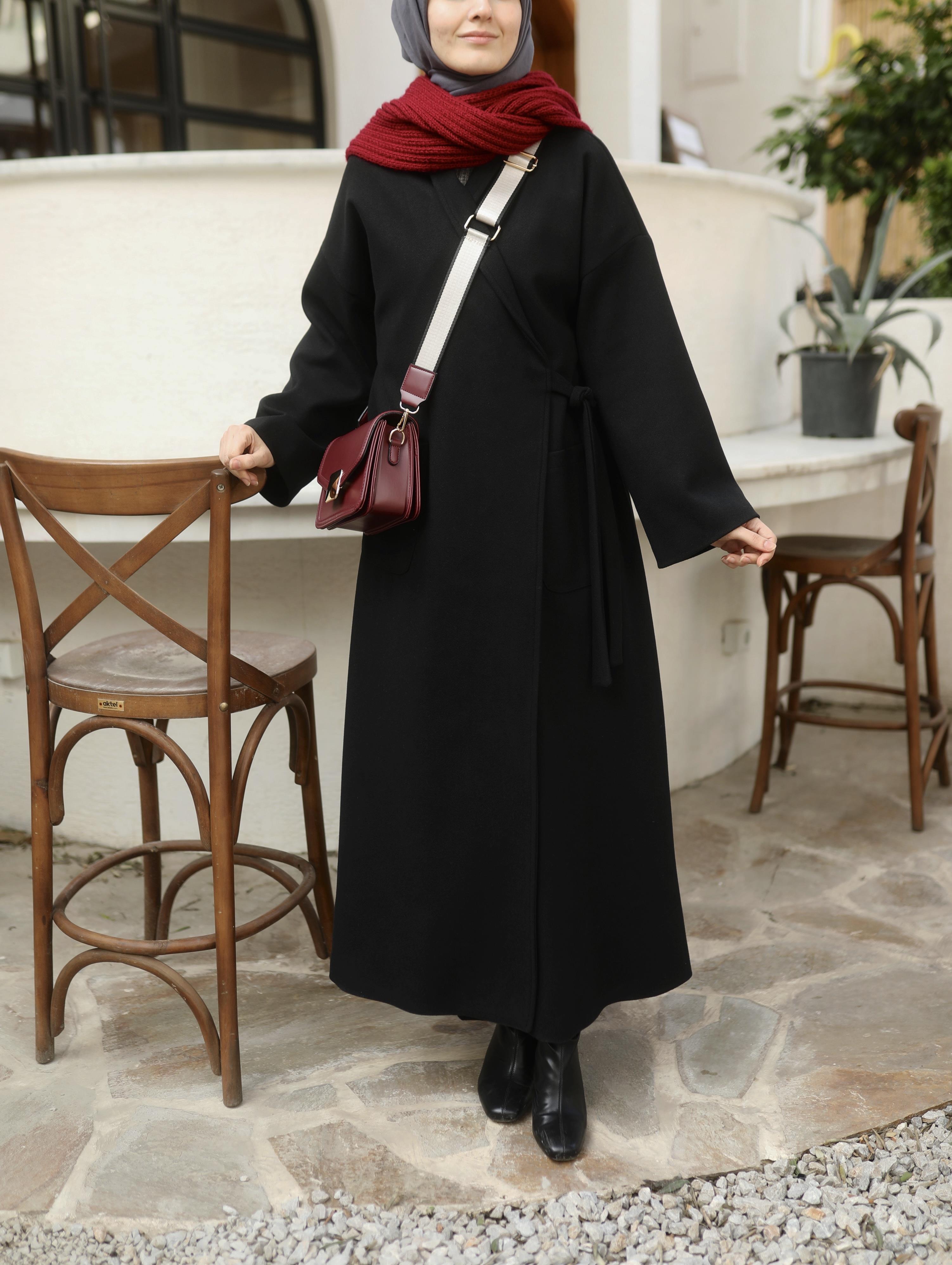 Basic Kaşe Kaban