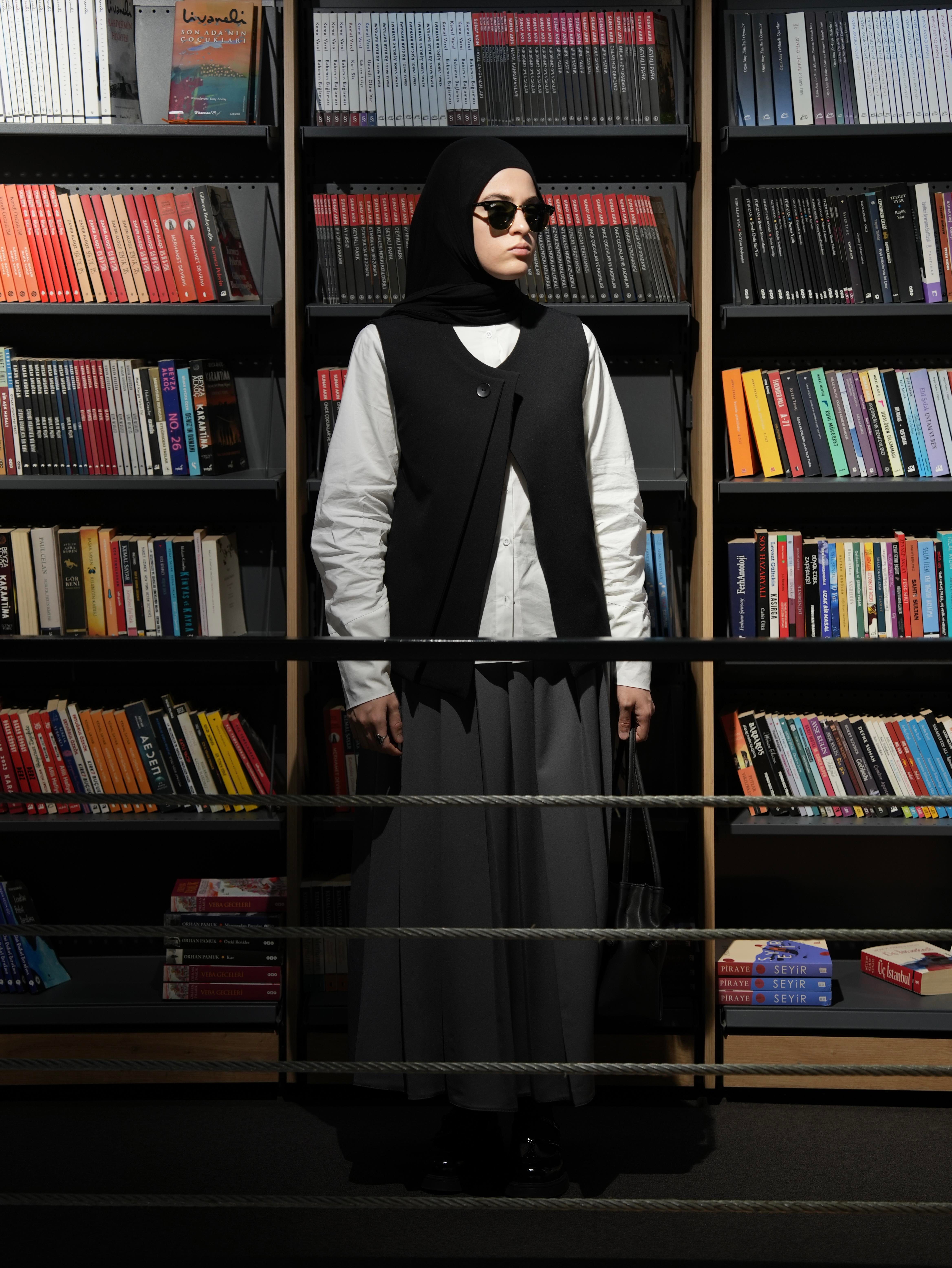 Çift Kat Yelek Siyah