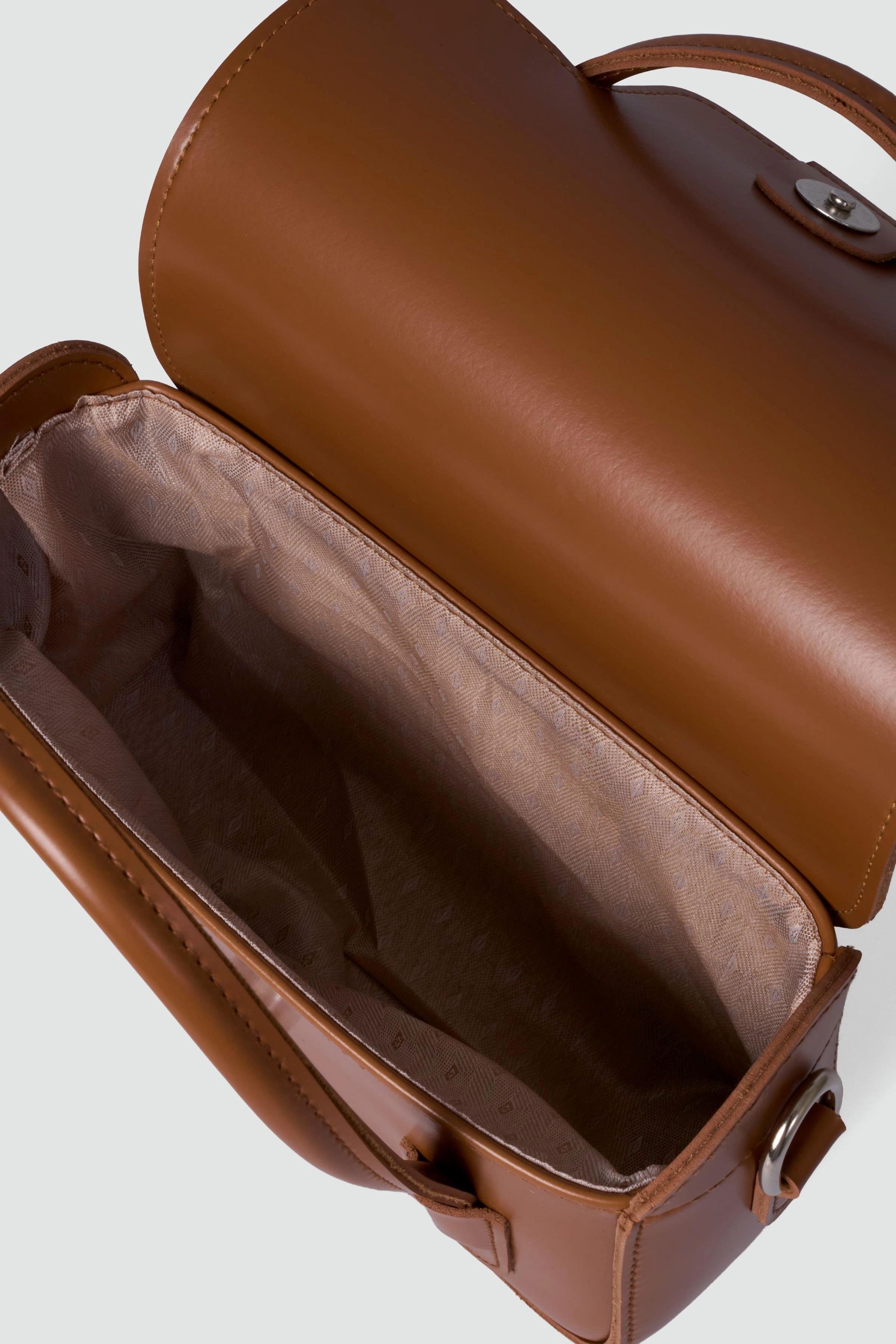 Çift Saplı Kutu Çanta Taba