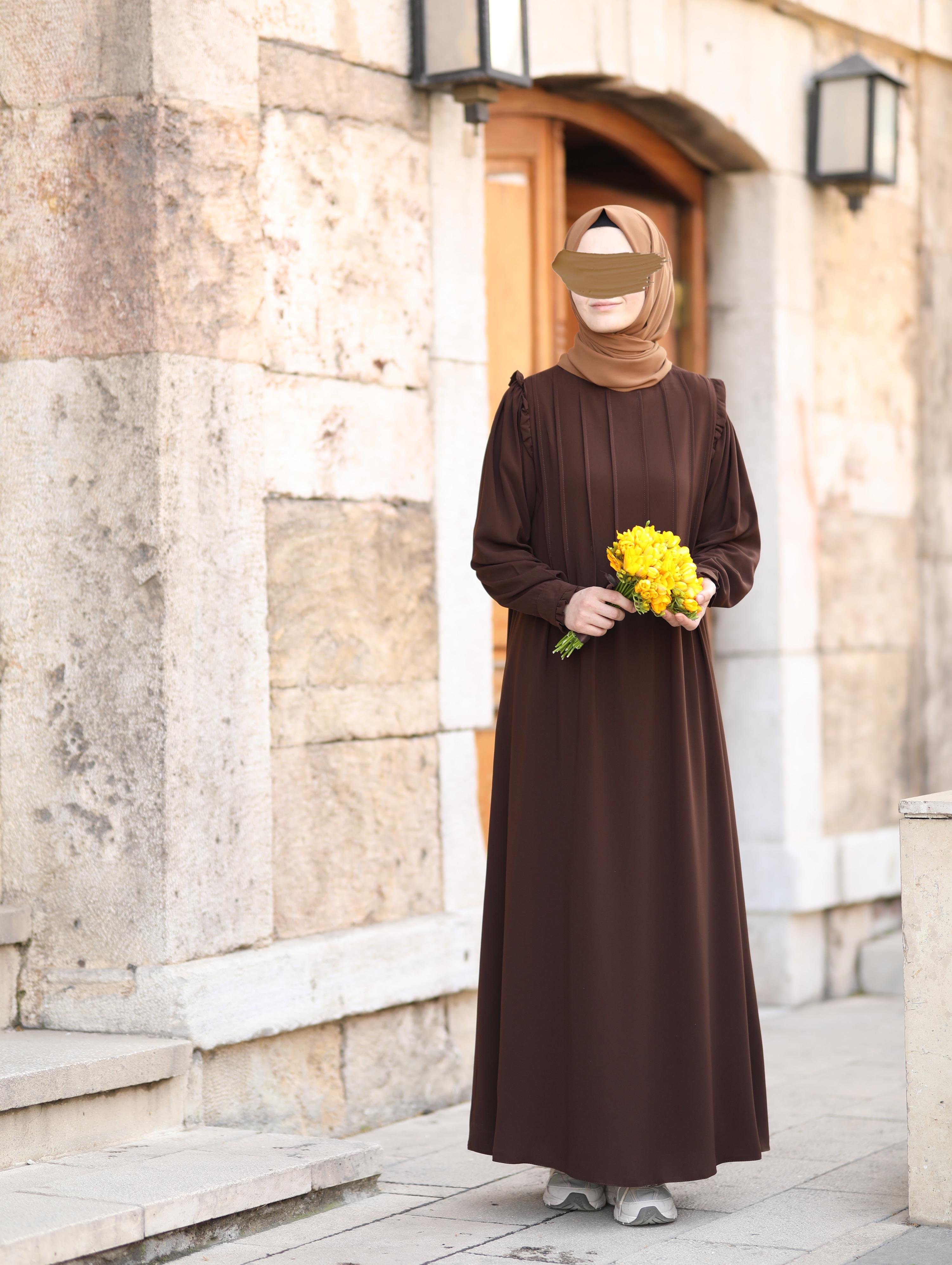 Efnan Kahverengi  Elbise