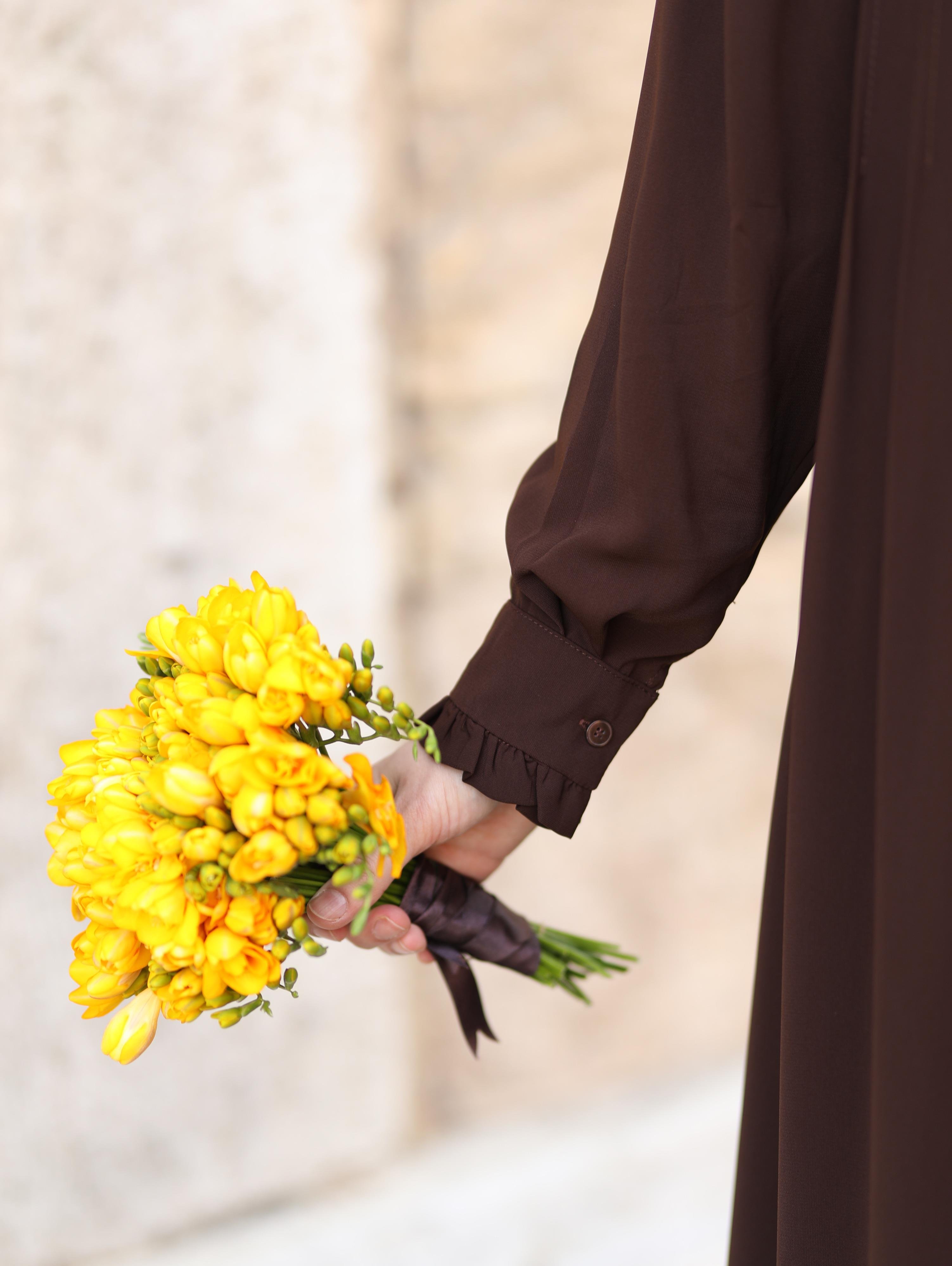 Efnan Kahverengi  Elbise