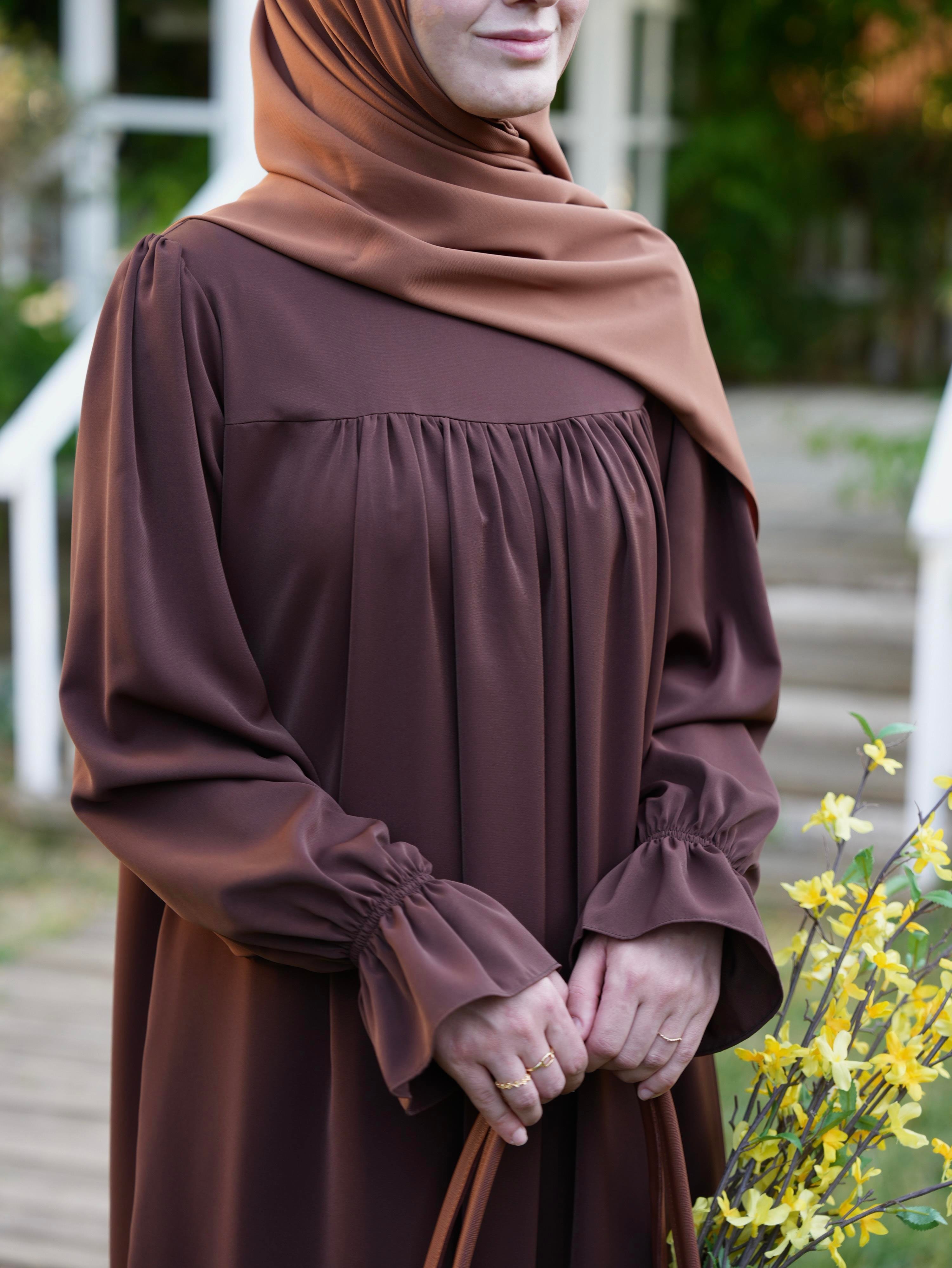 Elsera Elbise Kahverengi