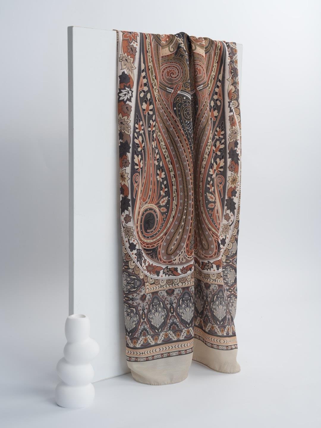 Etnik Noura Desen Şal Taş