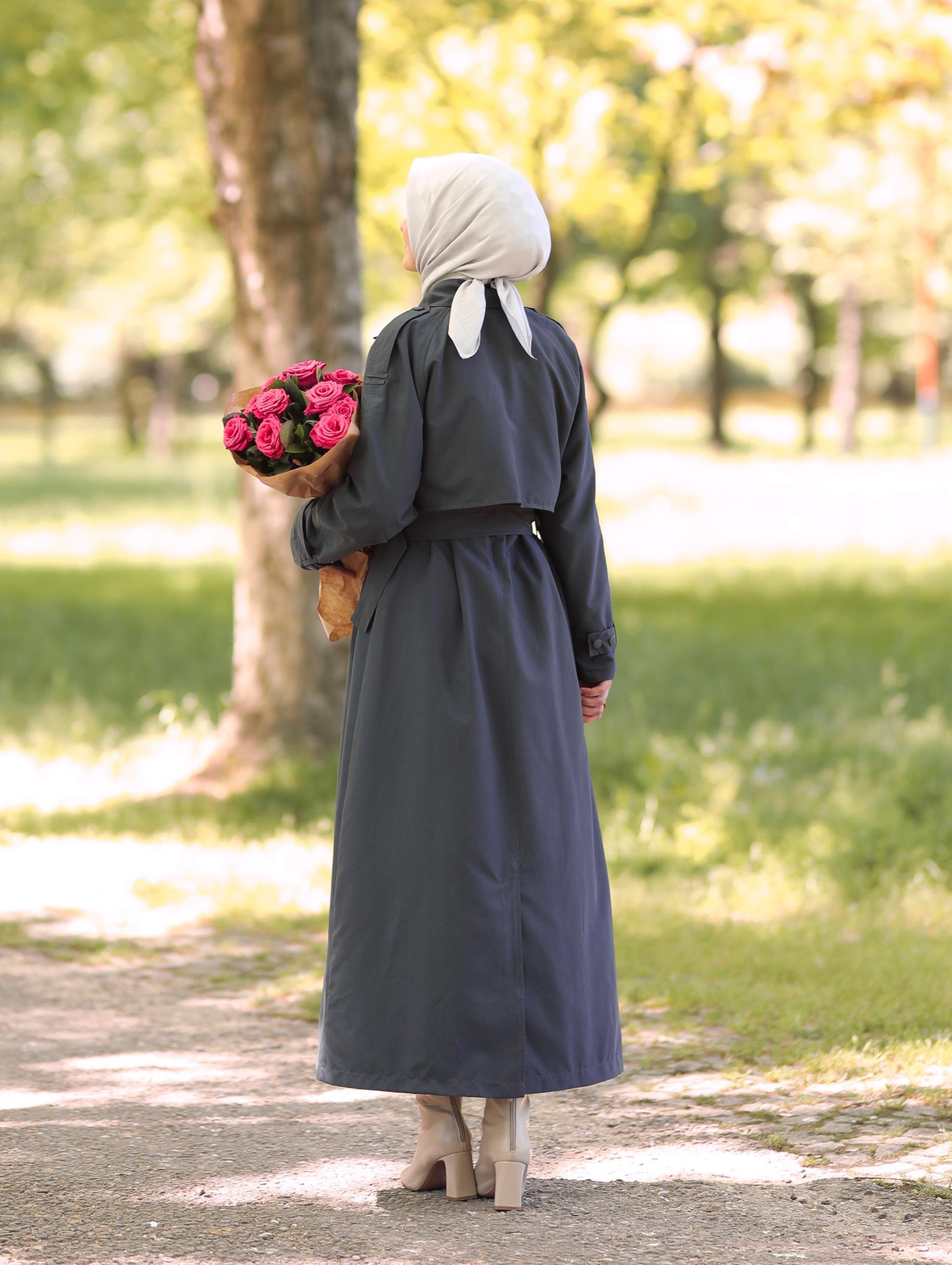 Farah Trençkot Füme