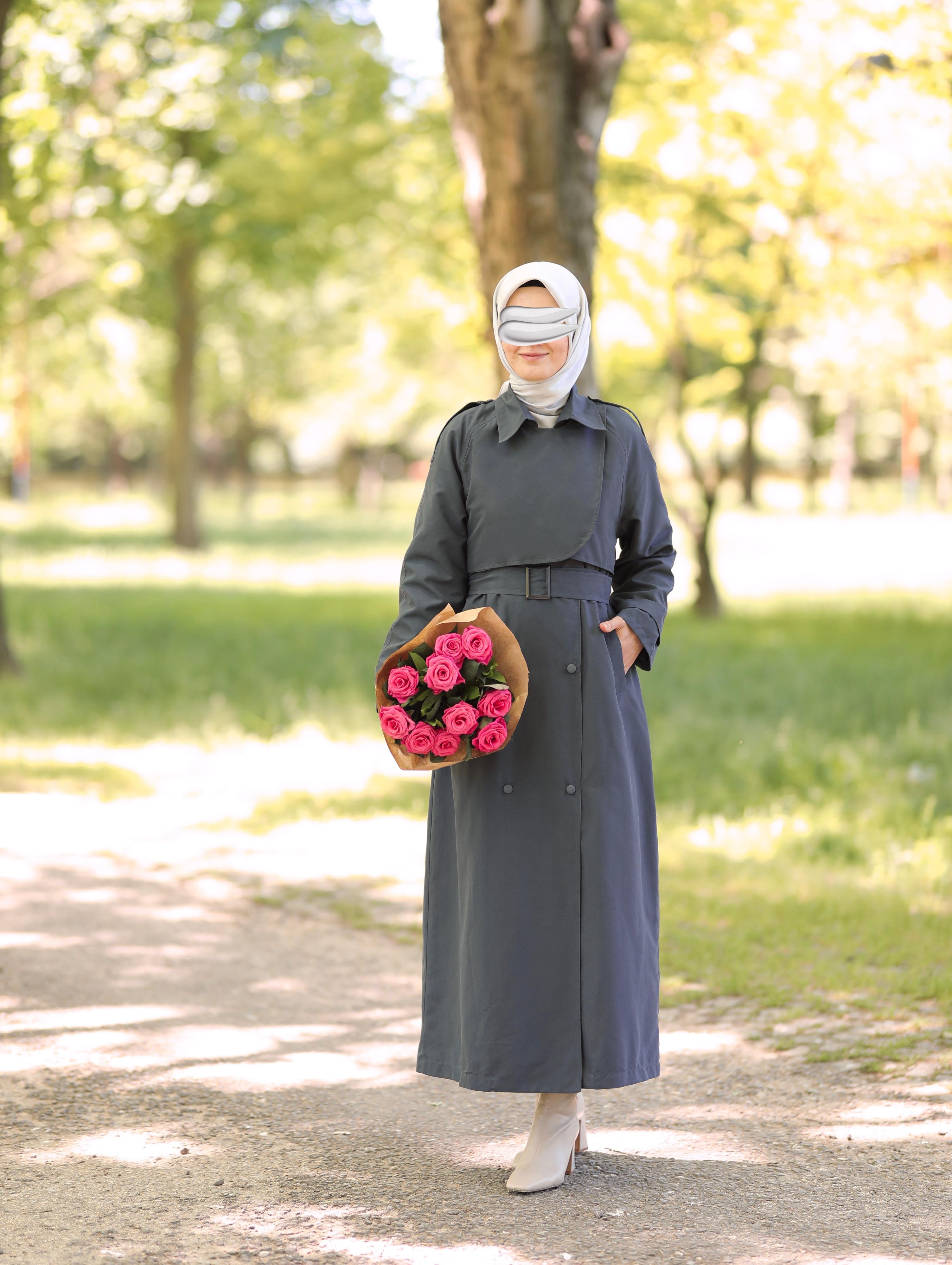 Farah Trençkot Füme