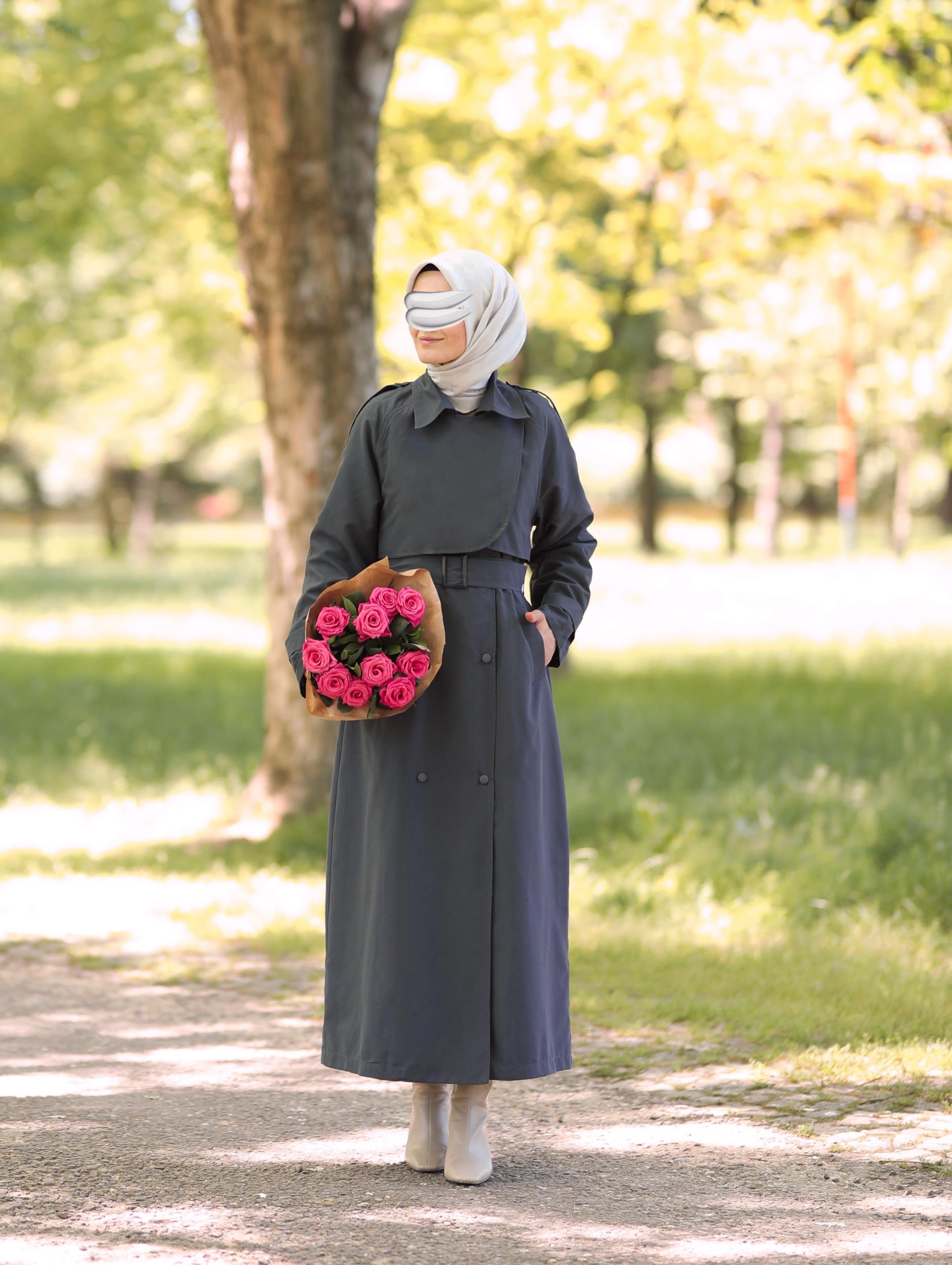 Farah Trençkot Füme