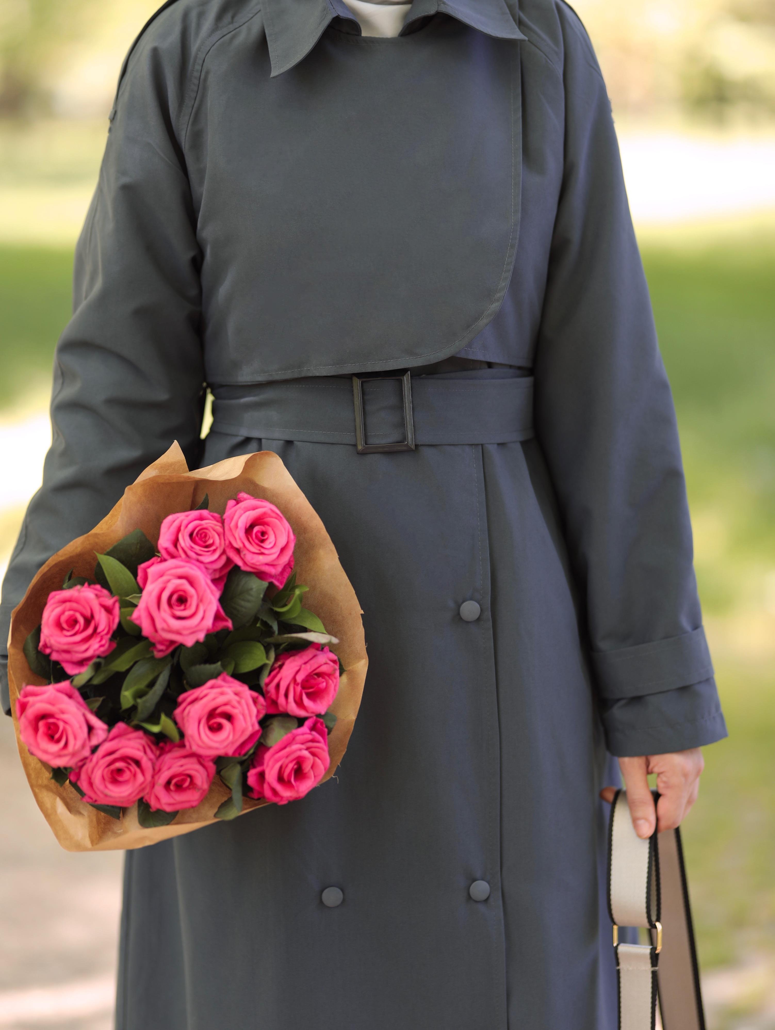 Farah Trençkot Füme