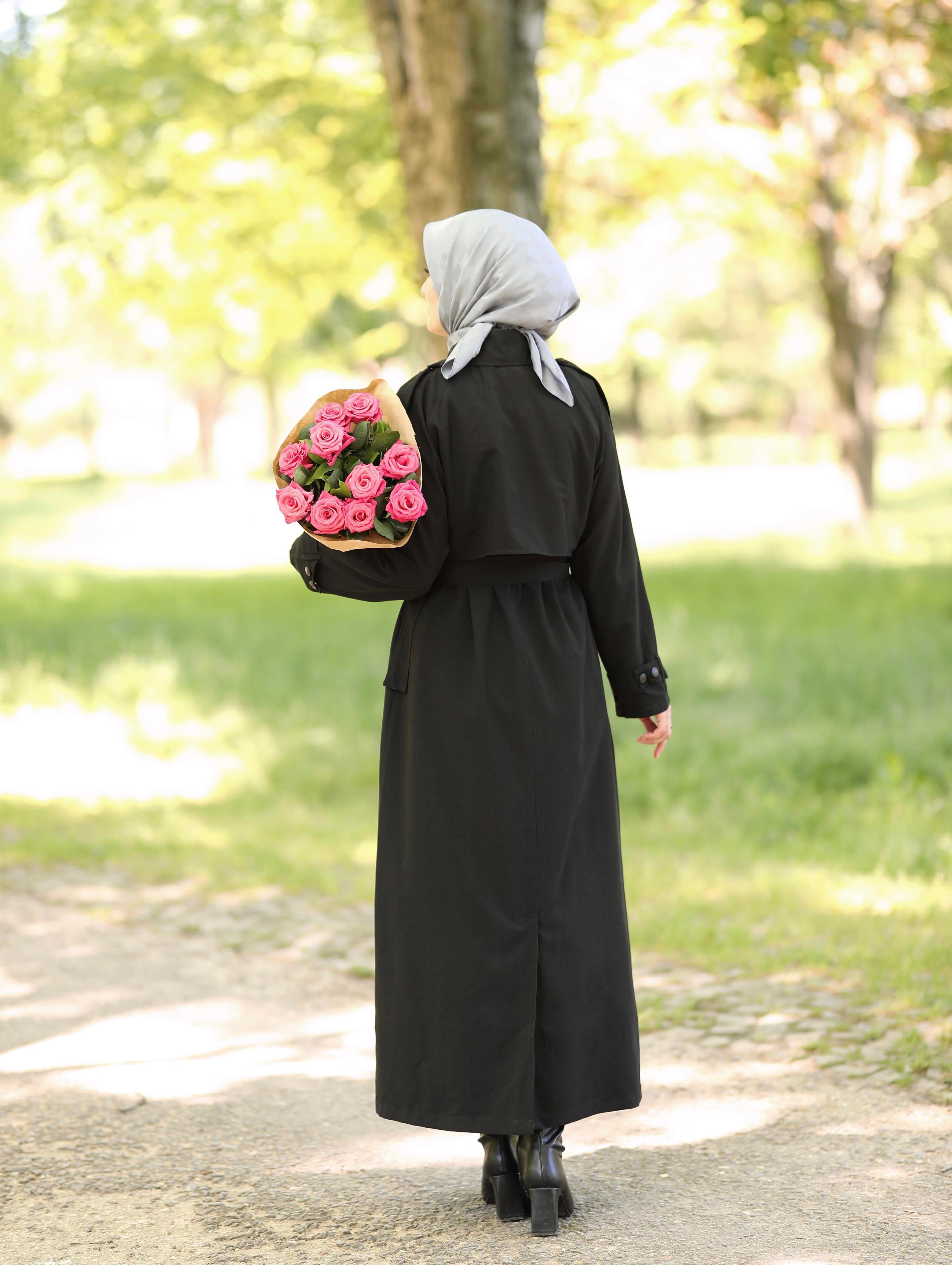 Farah Trençkot Siyah