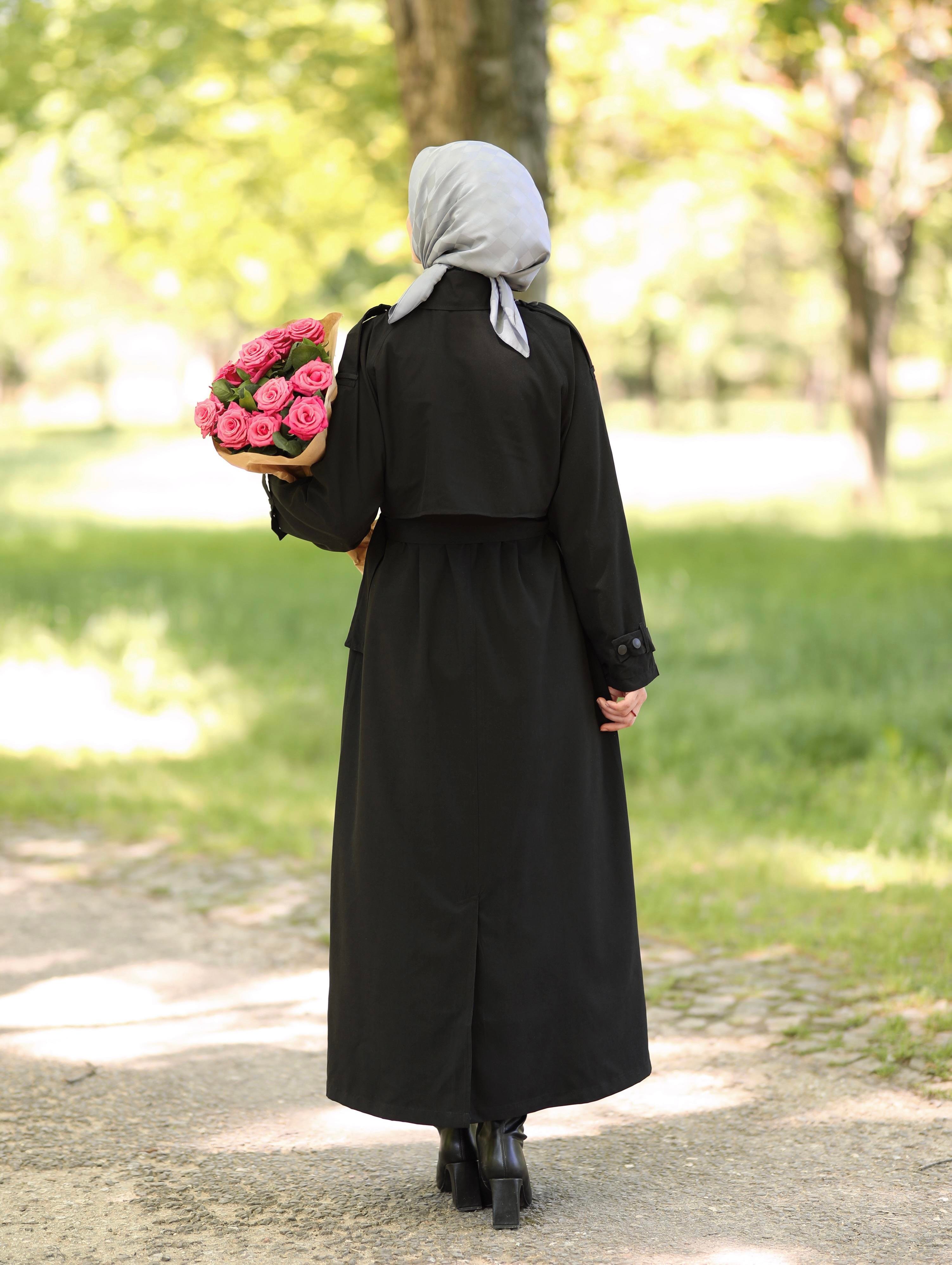 Farah Trençkot Siyah