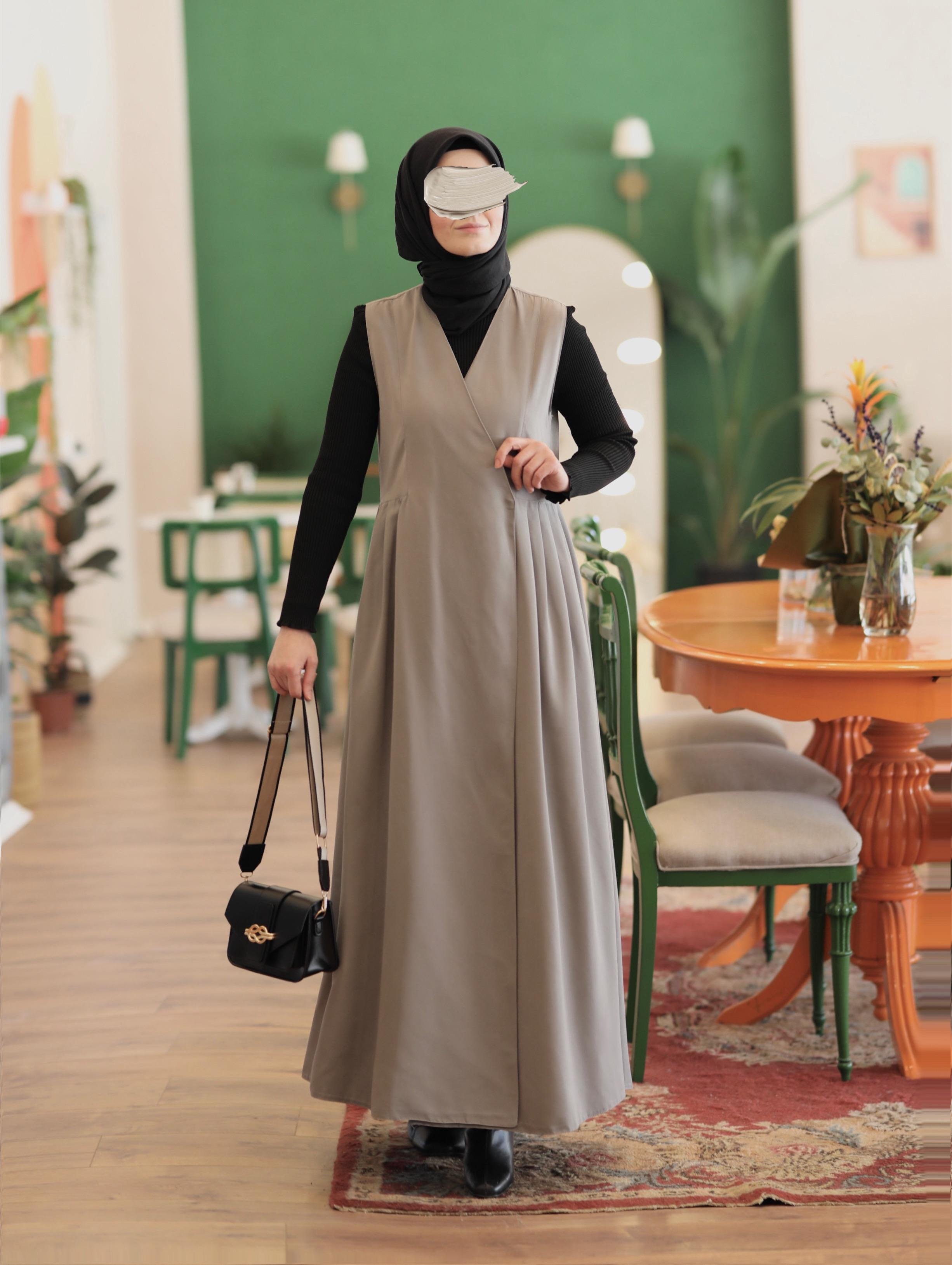 Jileli Gri Trençkot