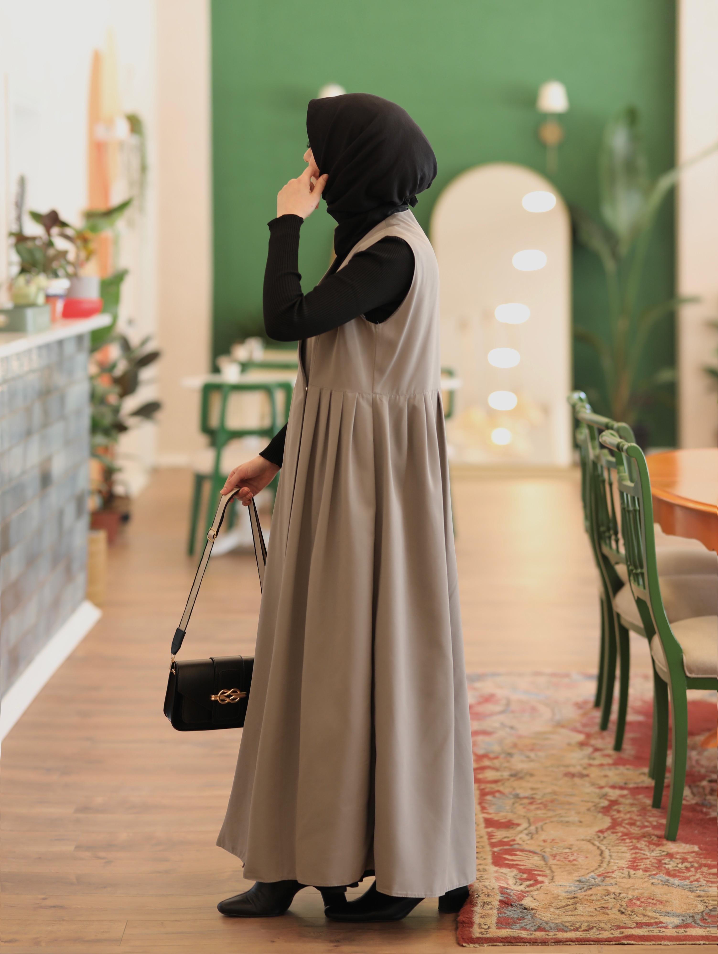 Jileli Gri Trençkot