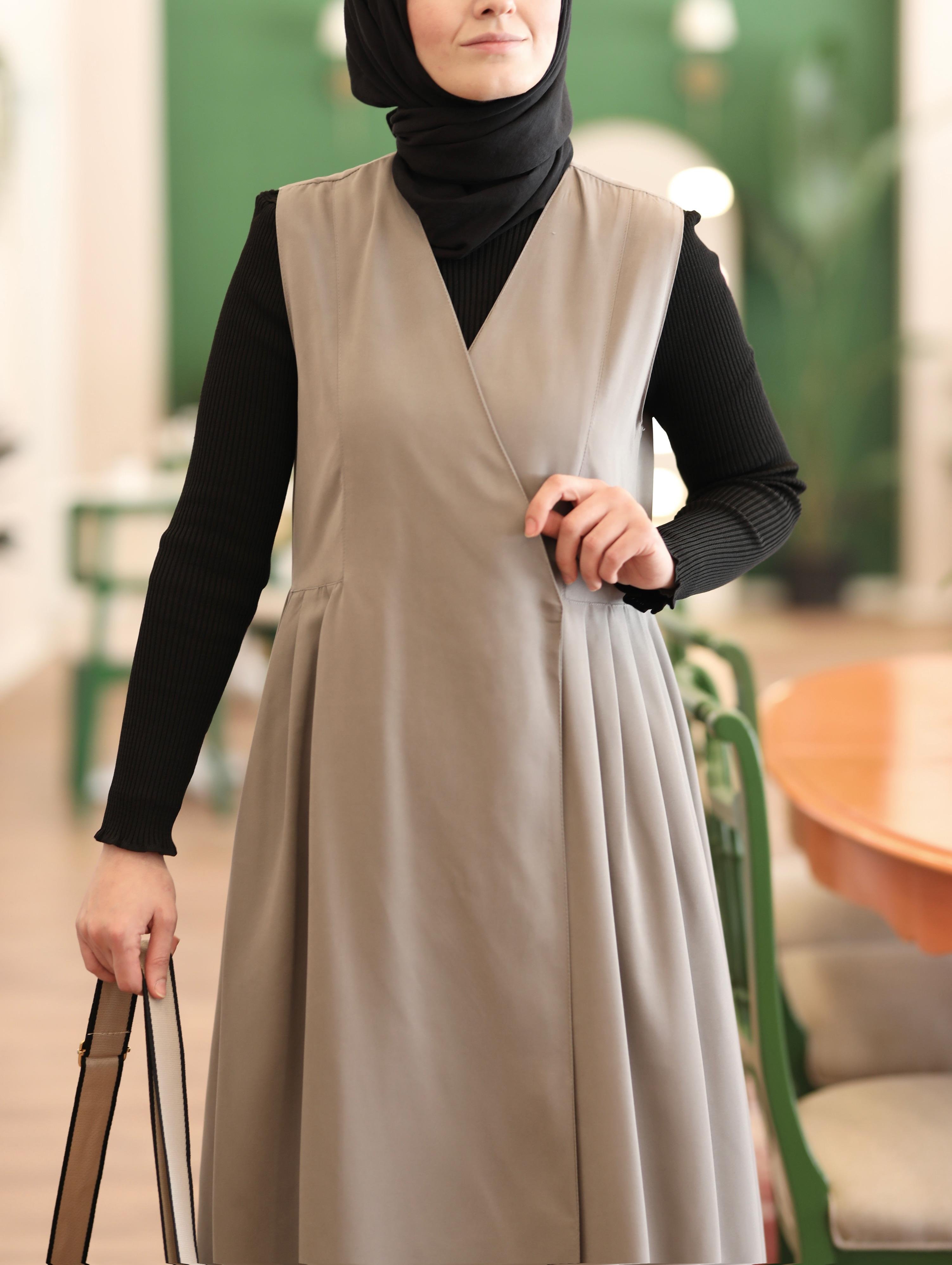 Jileli Gri Trençkot