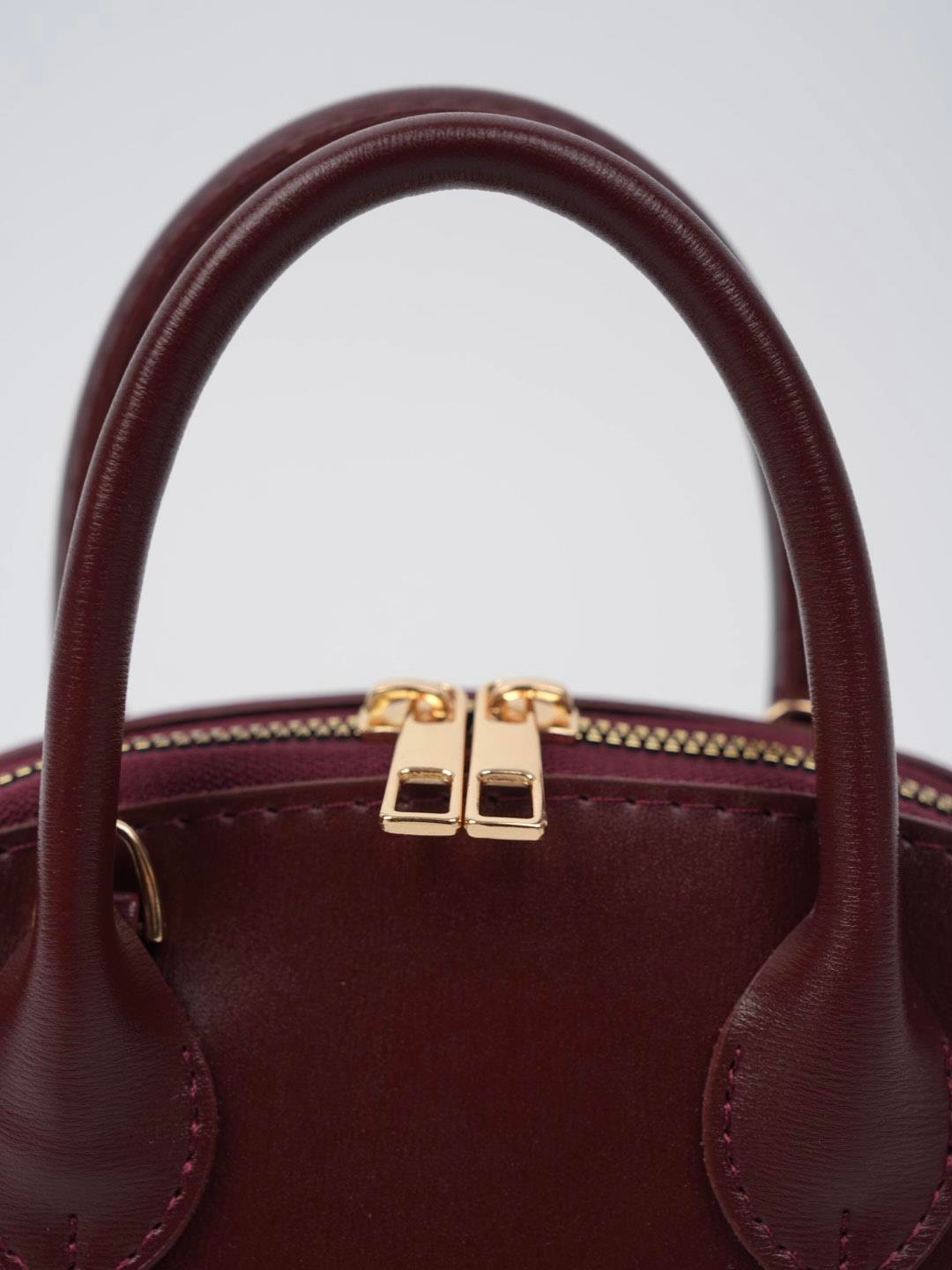 Küçük D Model Çanta Bordo