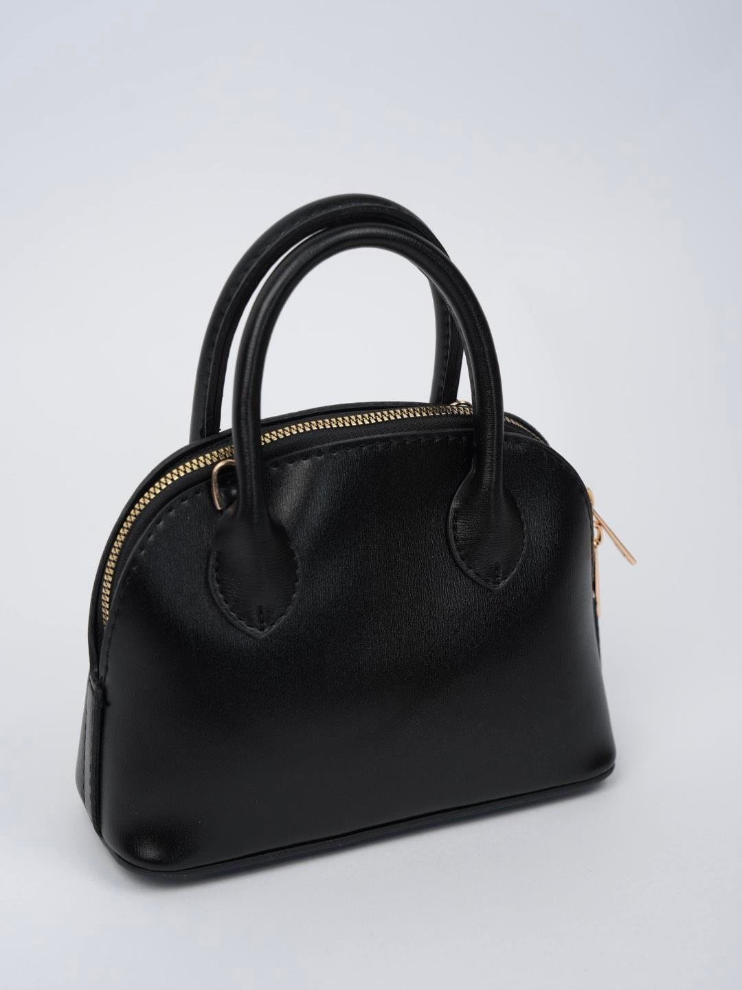 Küçük D Model Çanta Siyah