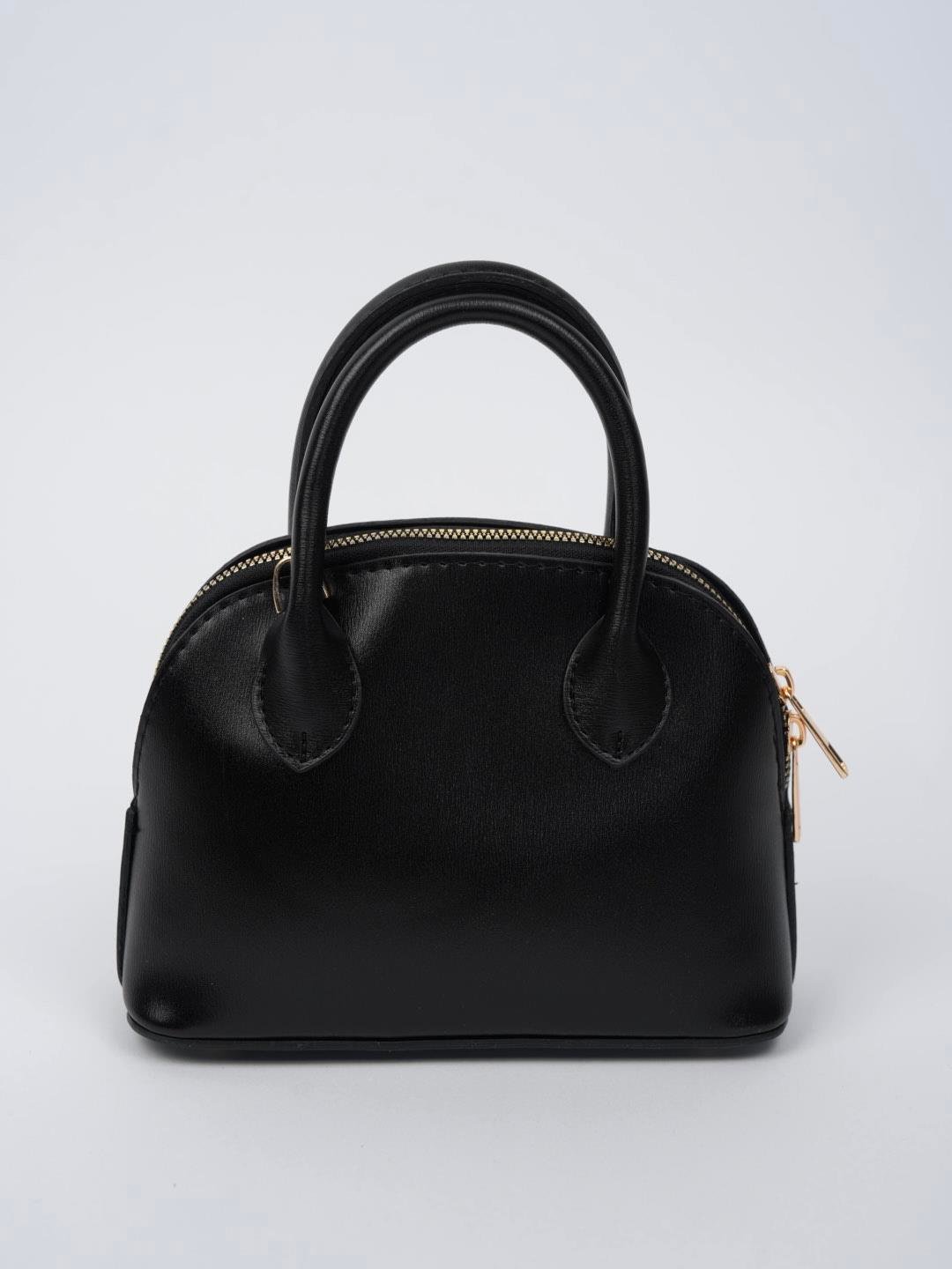 Küçük D Model Çanta Siyah