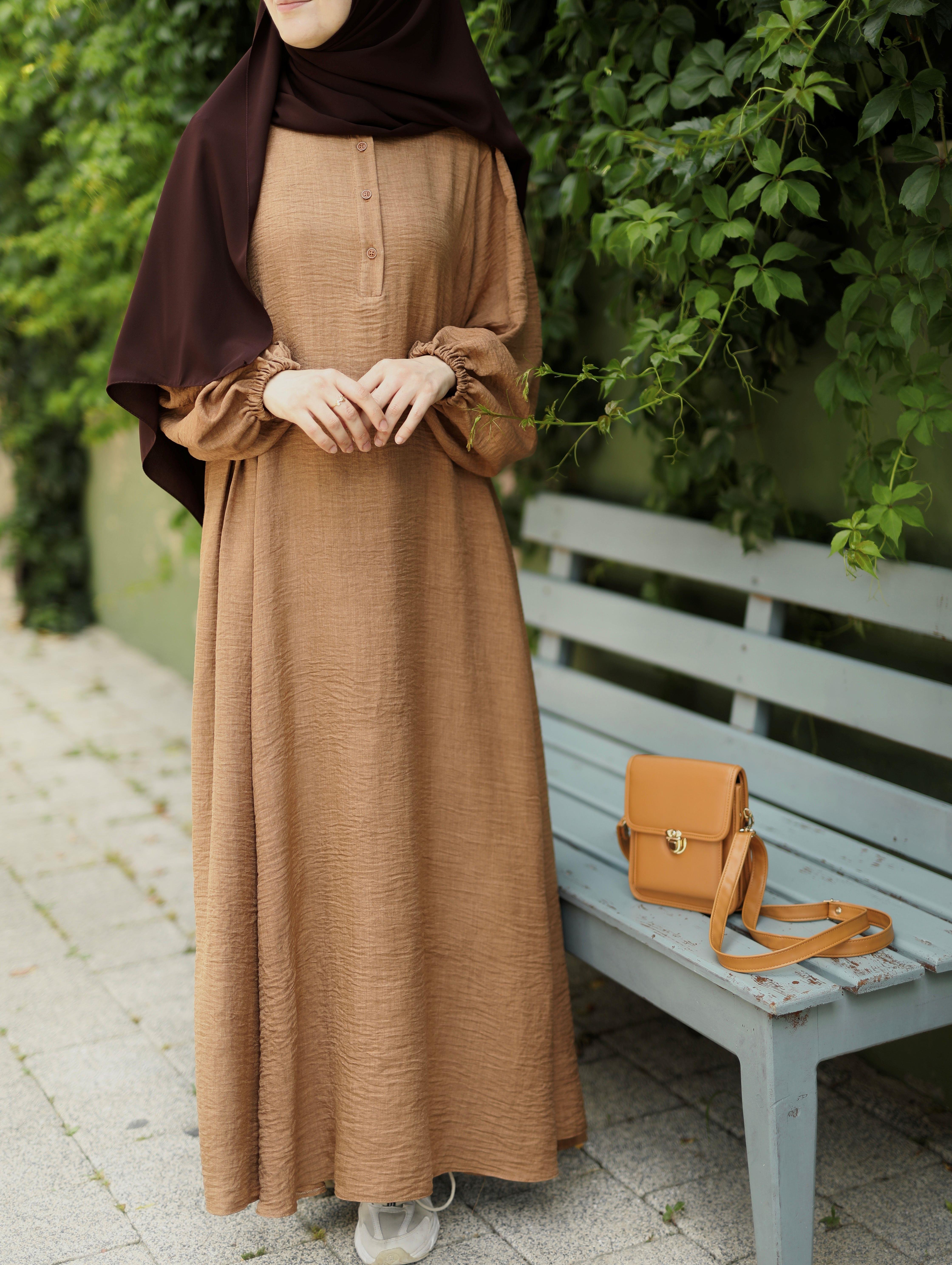 Mavera Elbise CAMEL