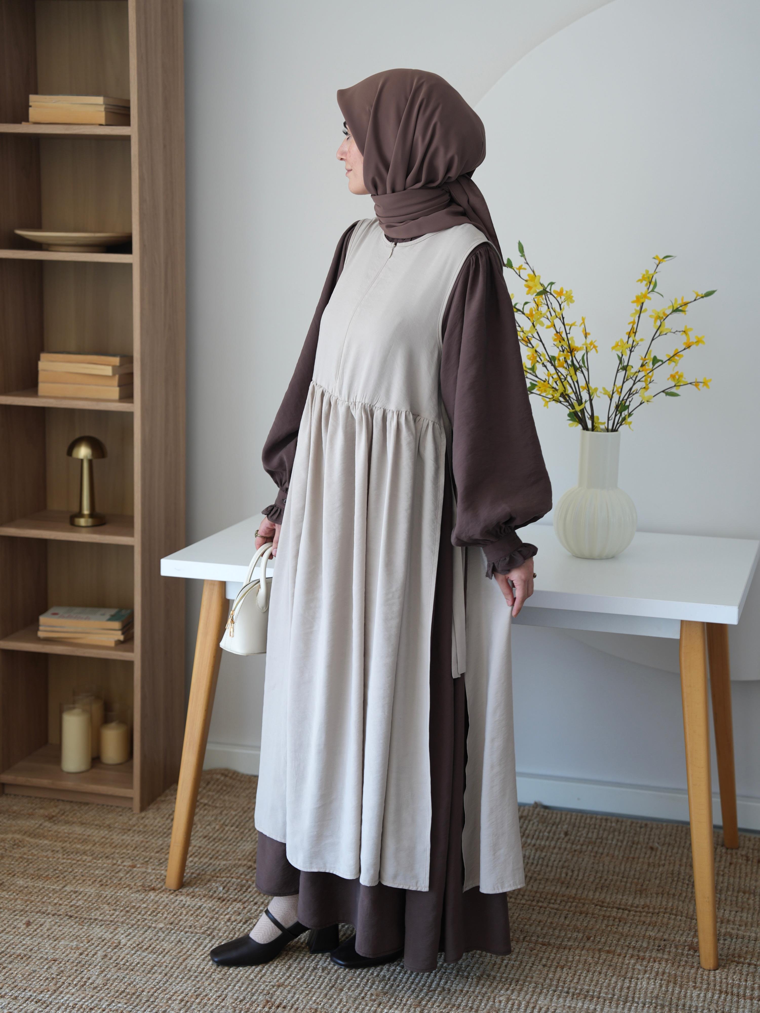 Modal Bağlamalı Jile Bej