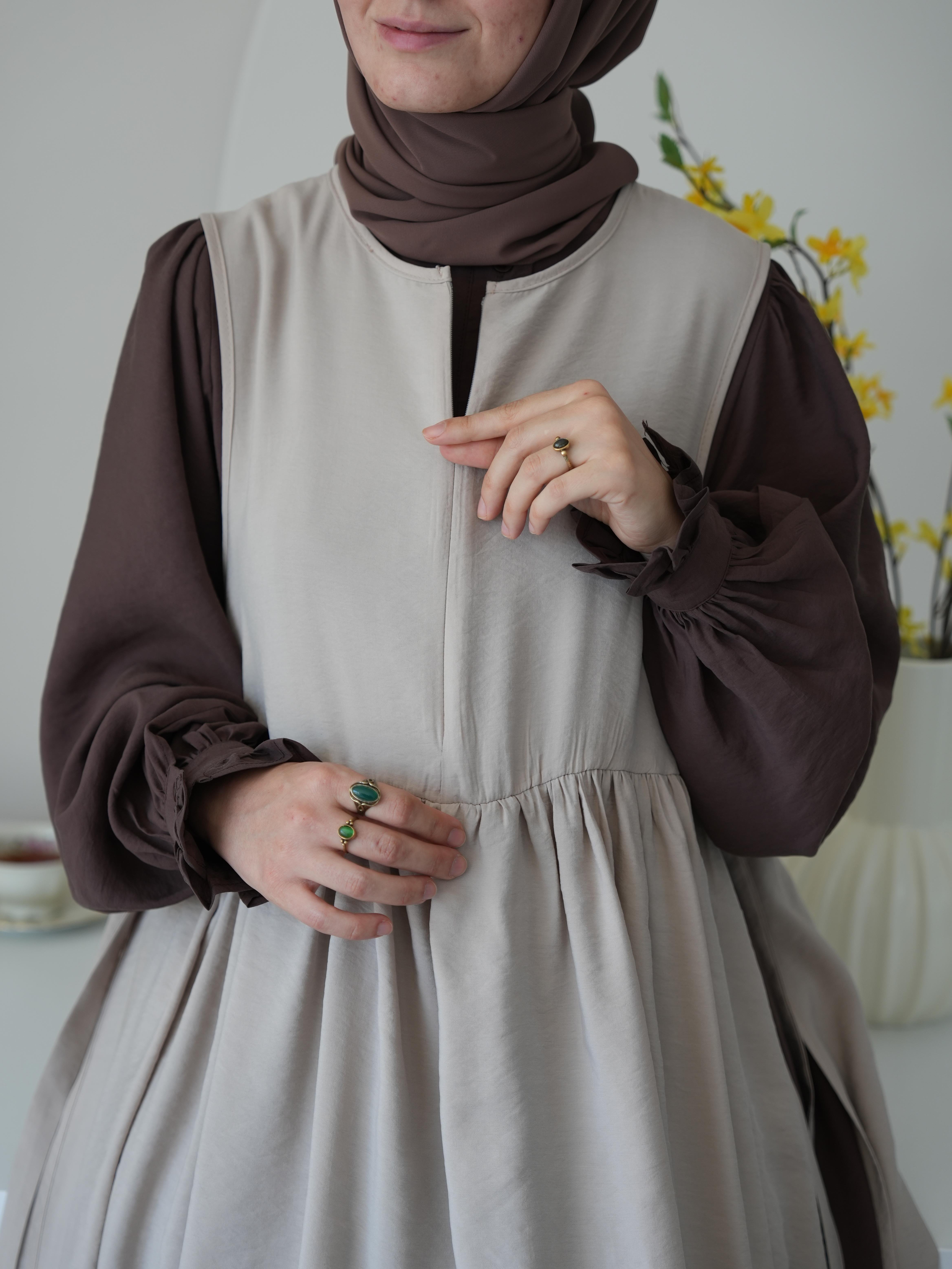 Modal Bağlamalı Jile Bej