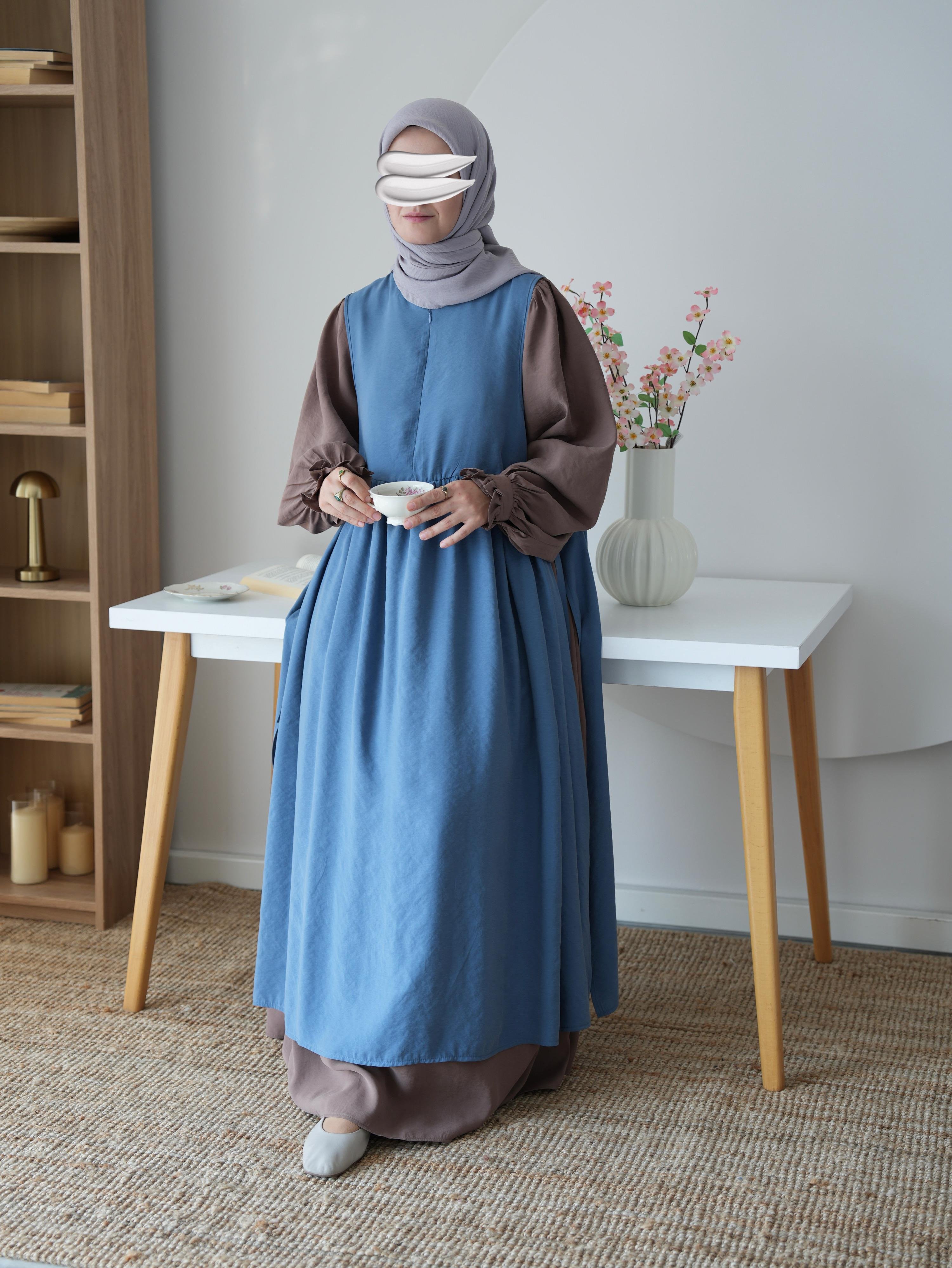 Modal Bağlamalı Jile İndigo