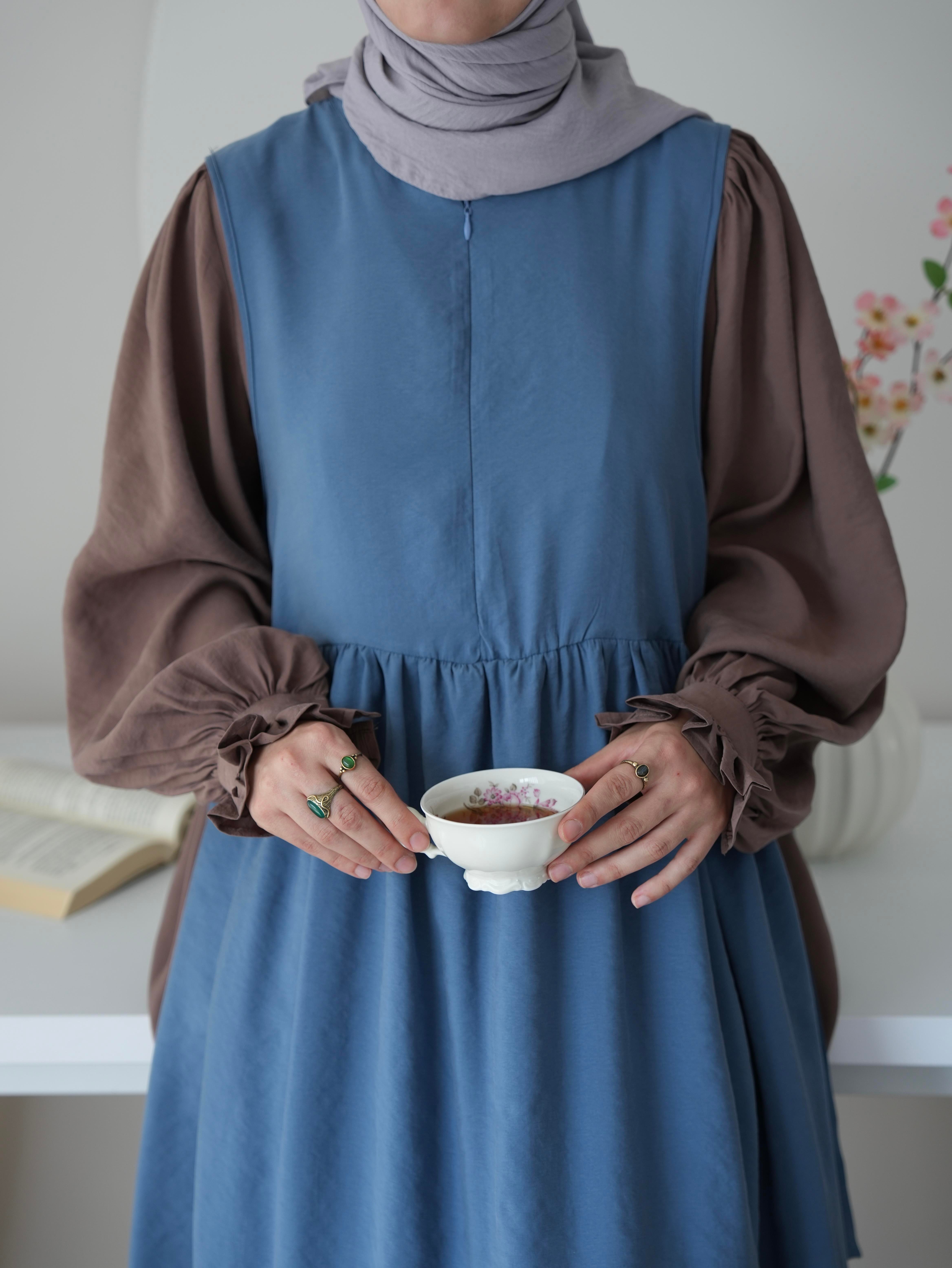 Modal Bağlamalı Jile İndigo