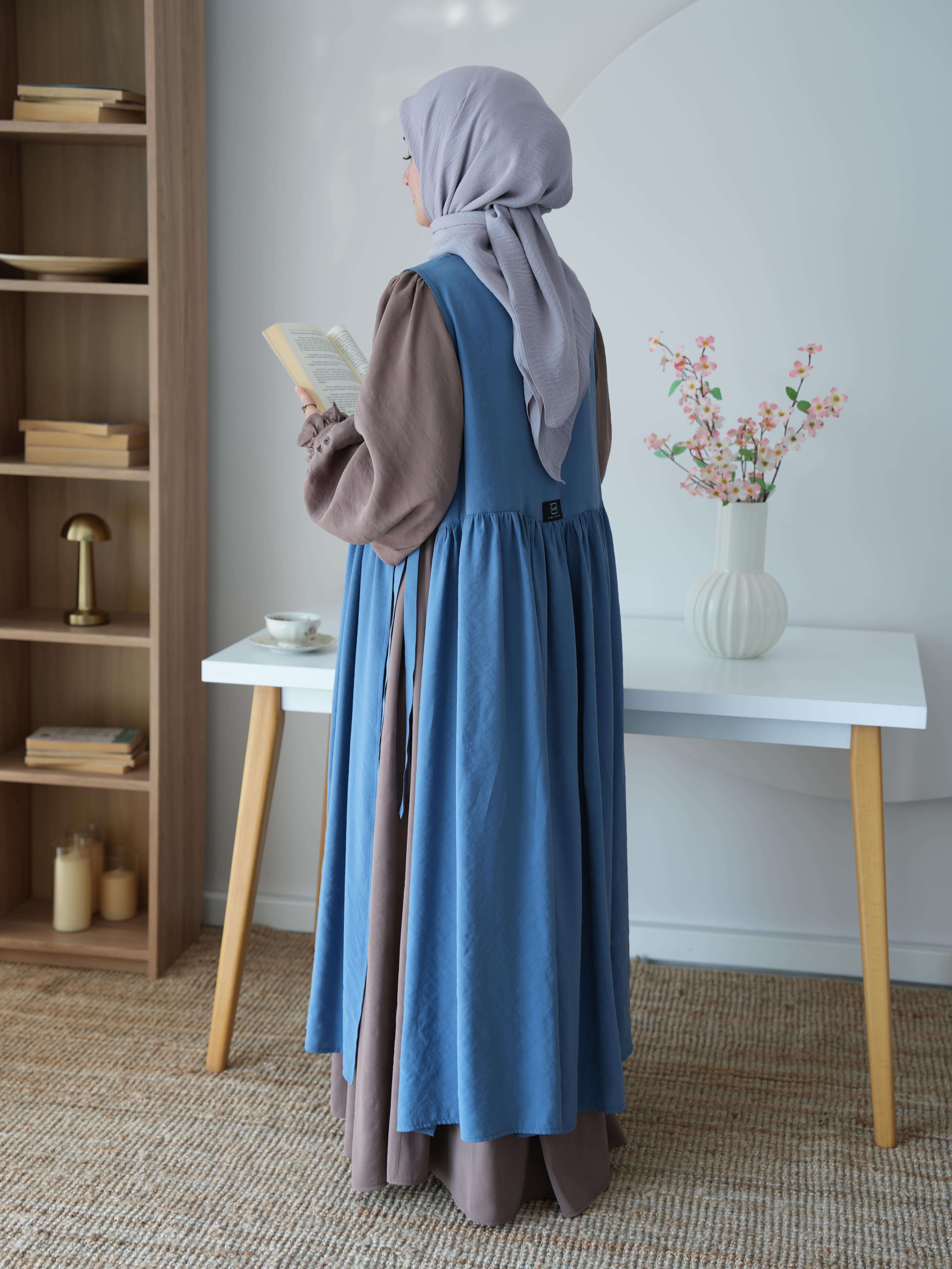 Modal Bağlamalı Jile İndigo