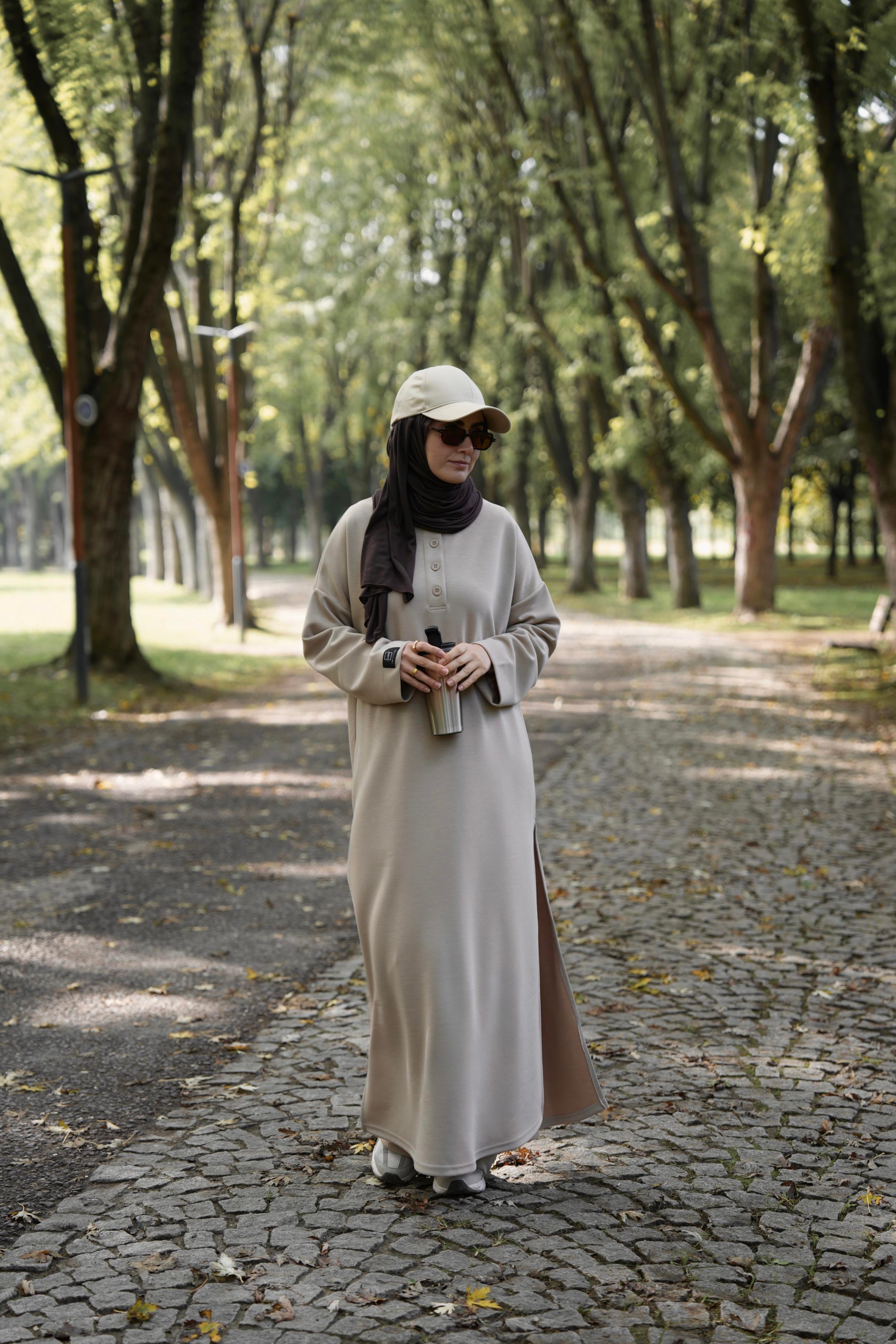 Modal Pantolonlu Takım Bej