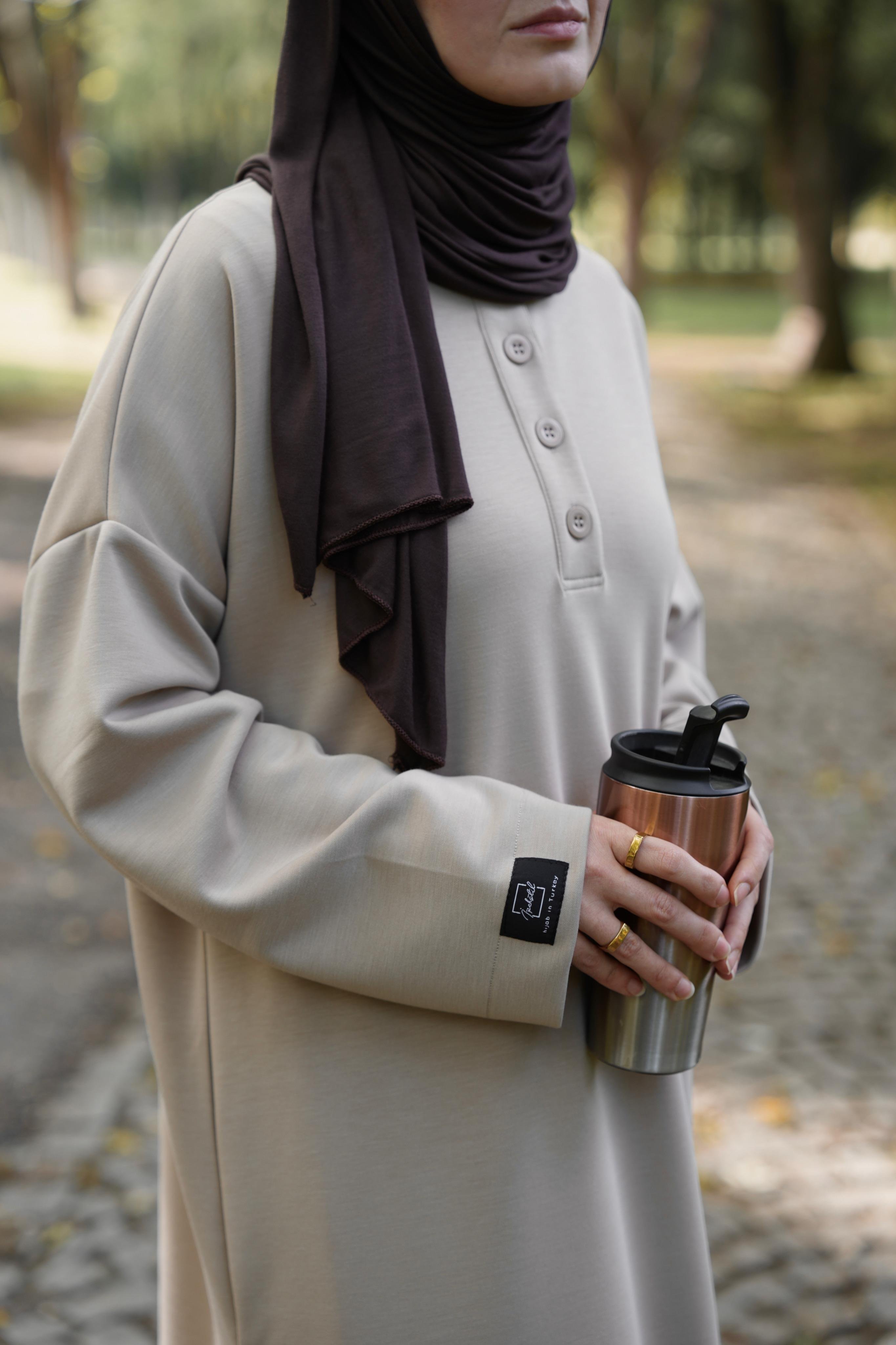 Modal Pantolonlu Takım Bej