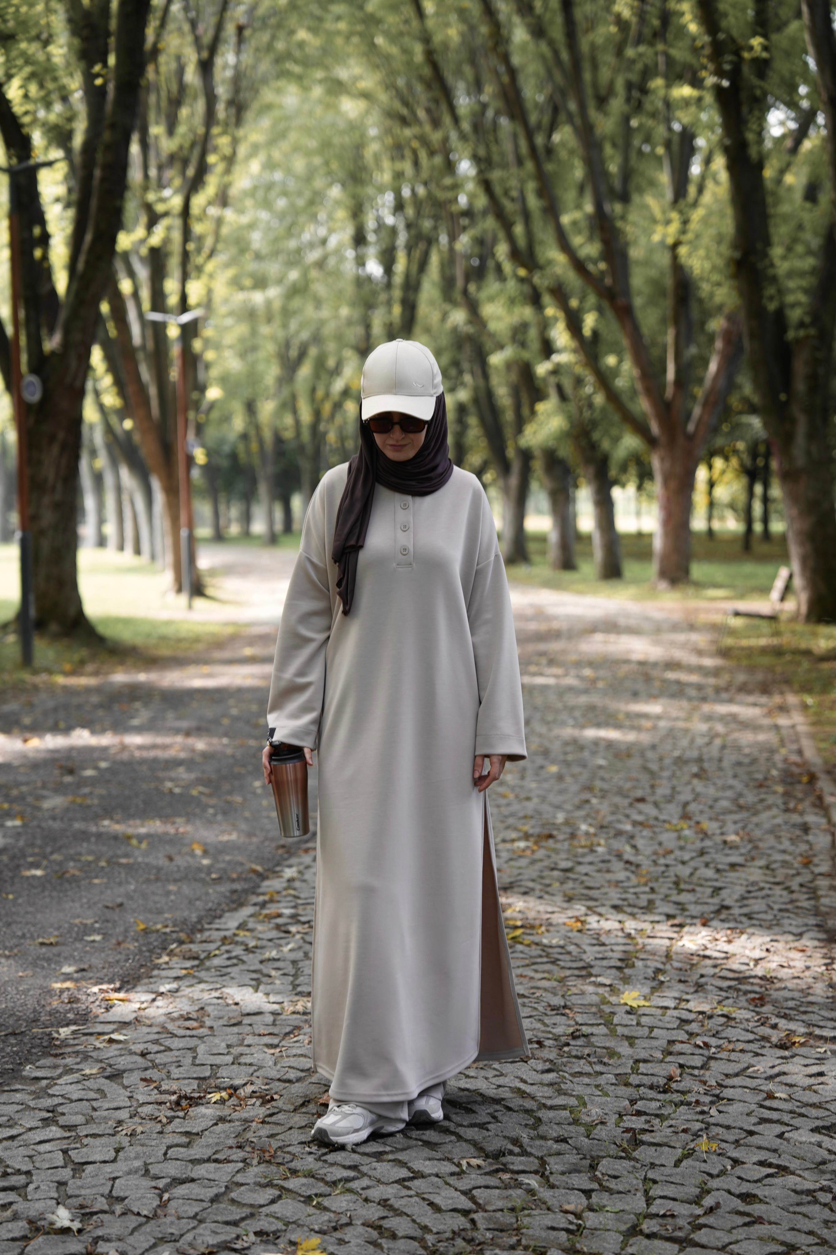 Modal Pantolonlu Takım Bej