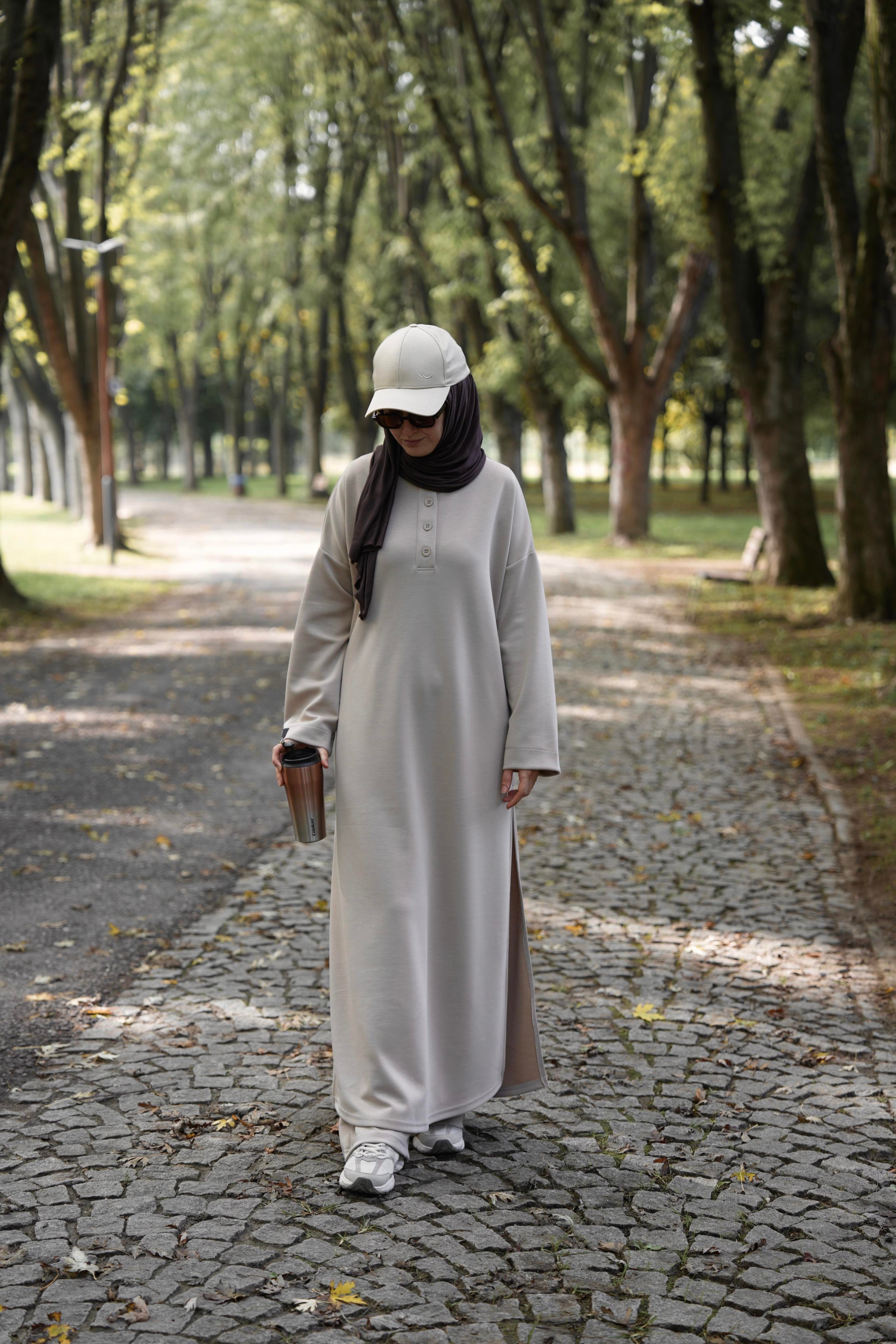 Modal Pantolonlu Takım Bej