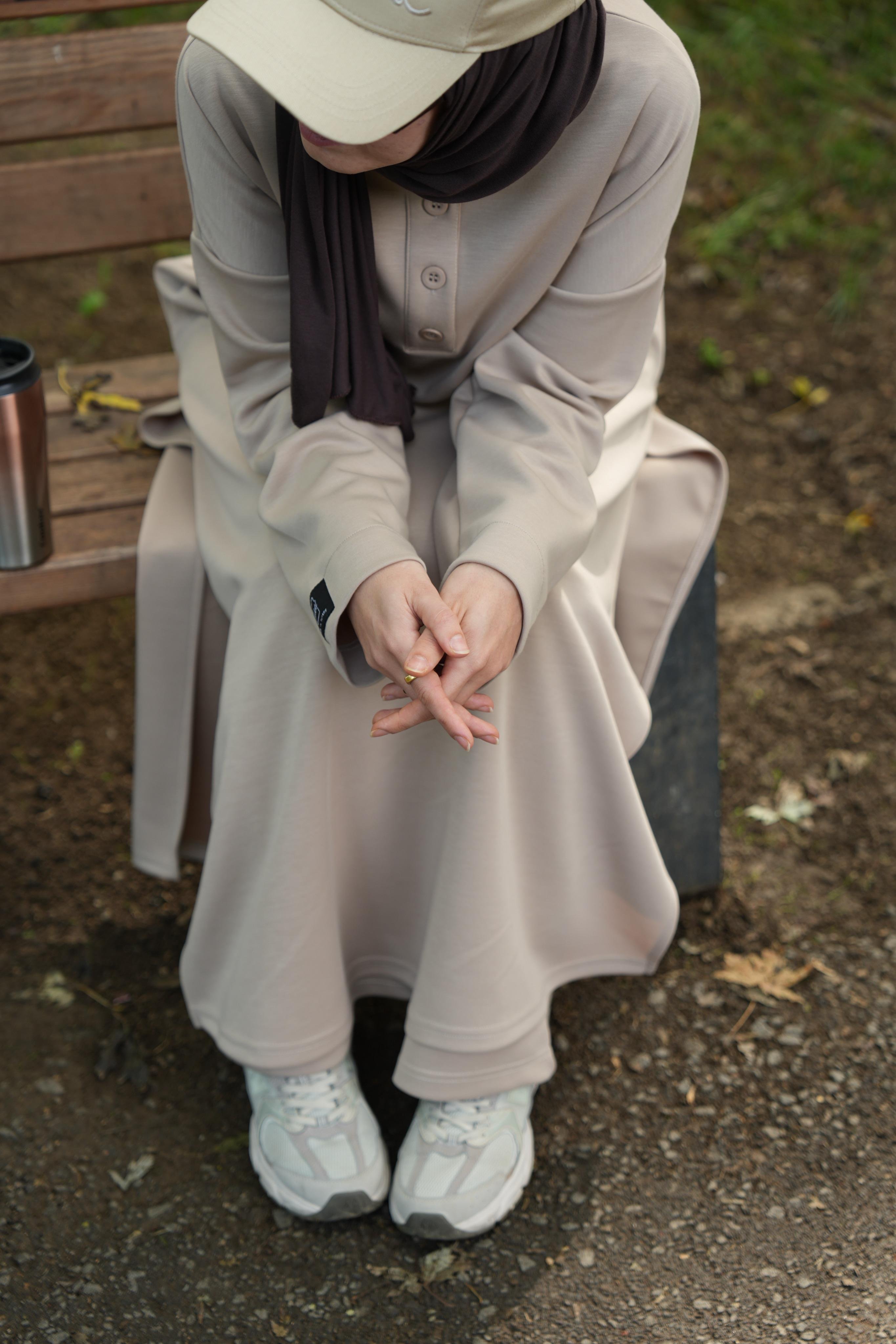 Modal Pantolonlu Takım Bej