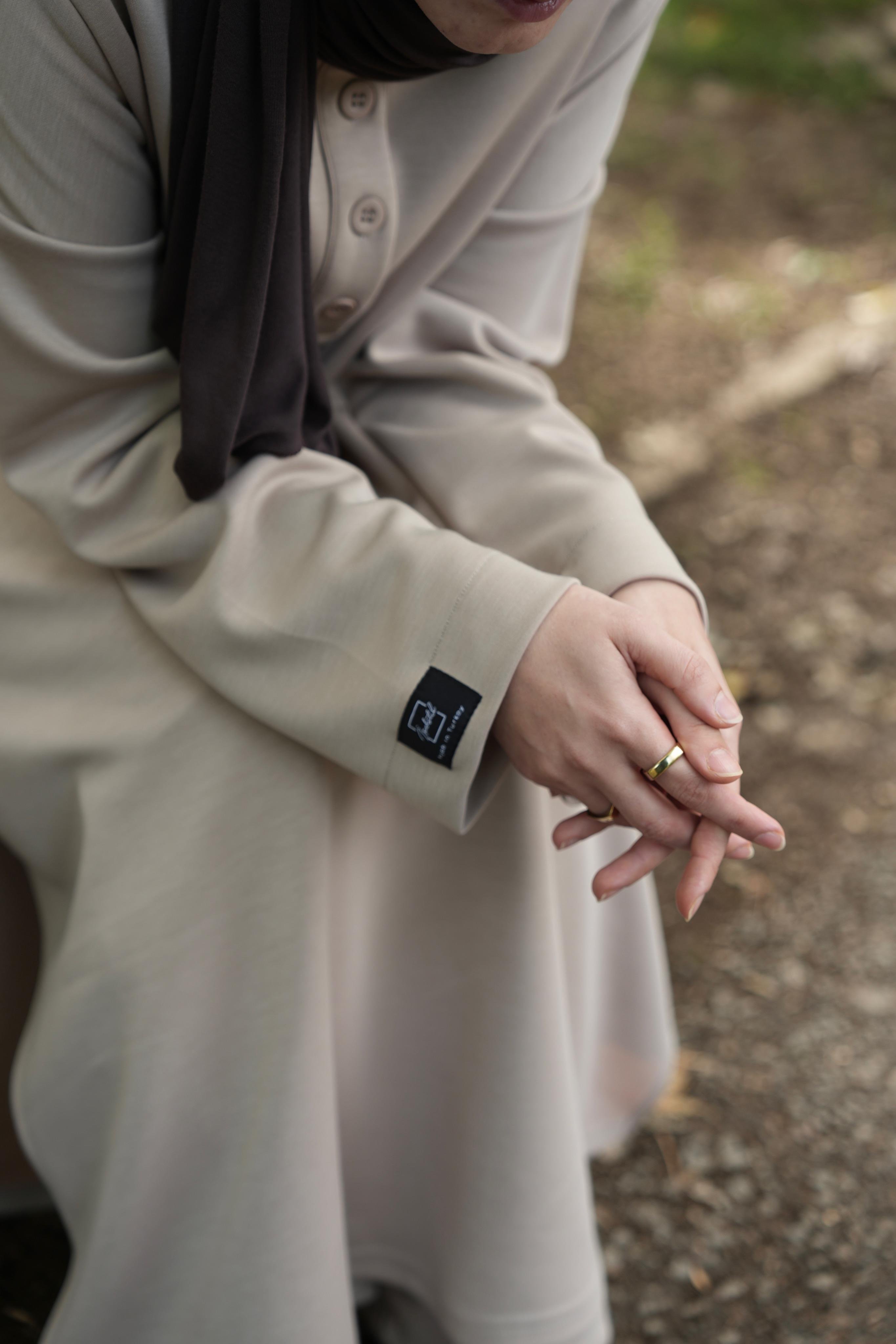 Modal Pantolonlu Takım Bej