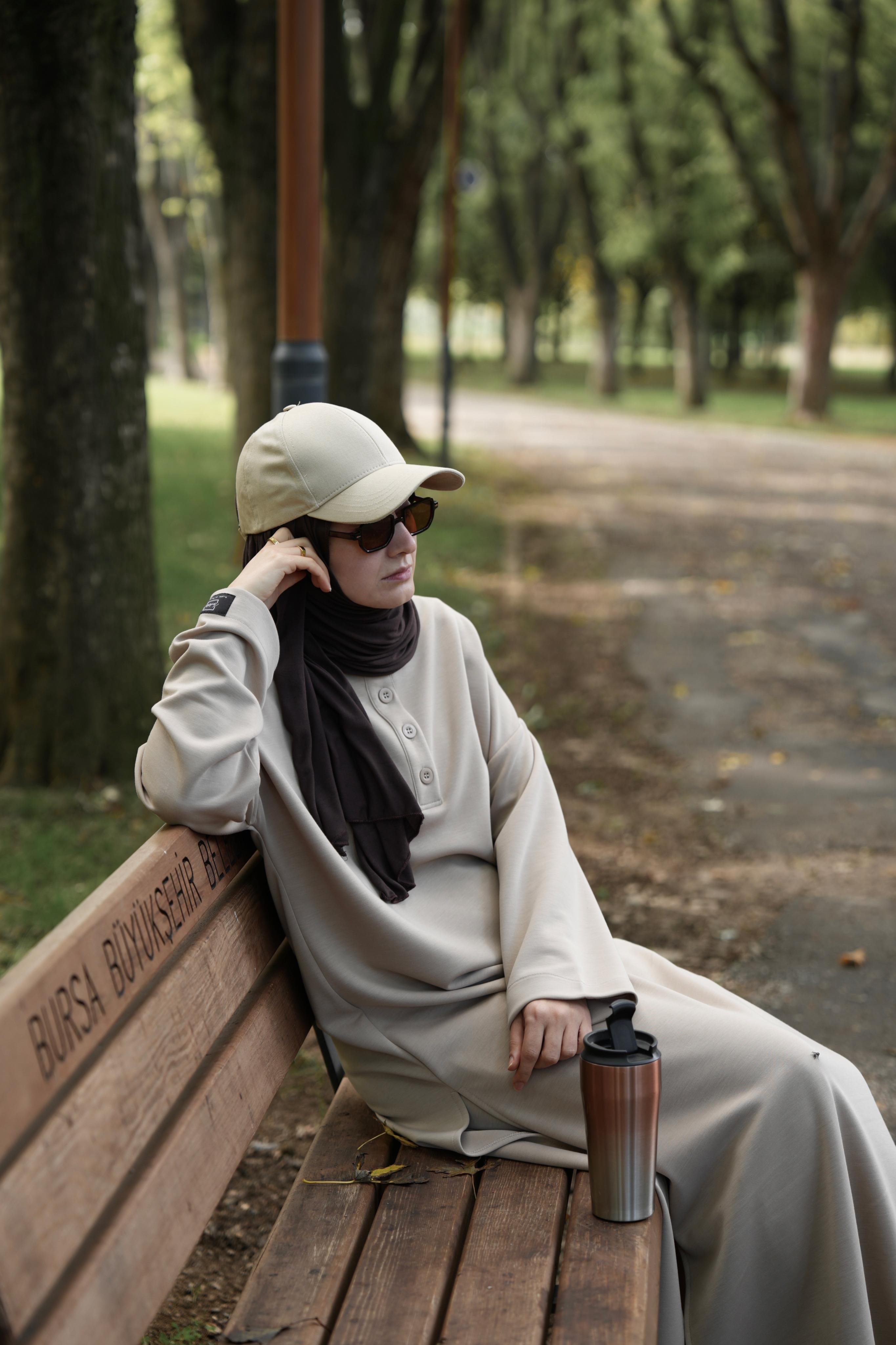 Modal Pantolonlu Takım Bej