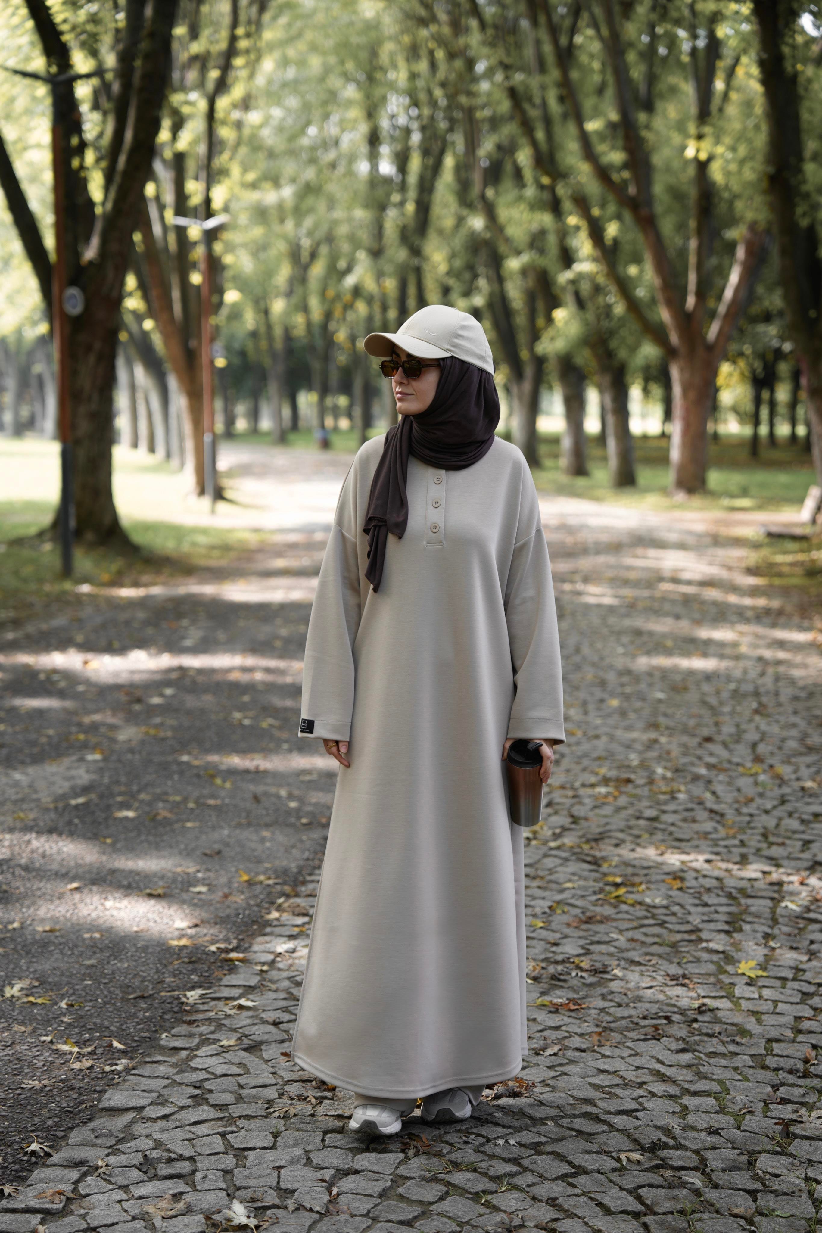 Modal Pantolonlu Takım Bej