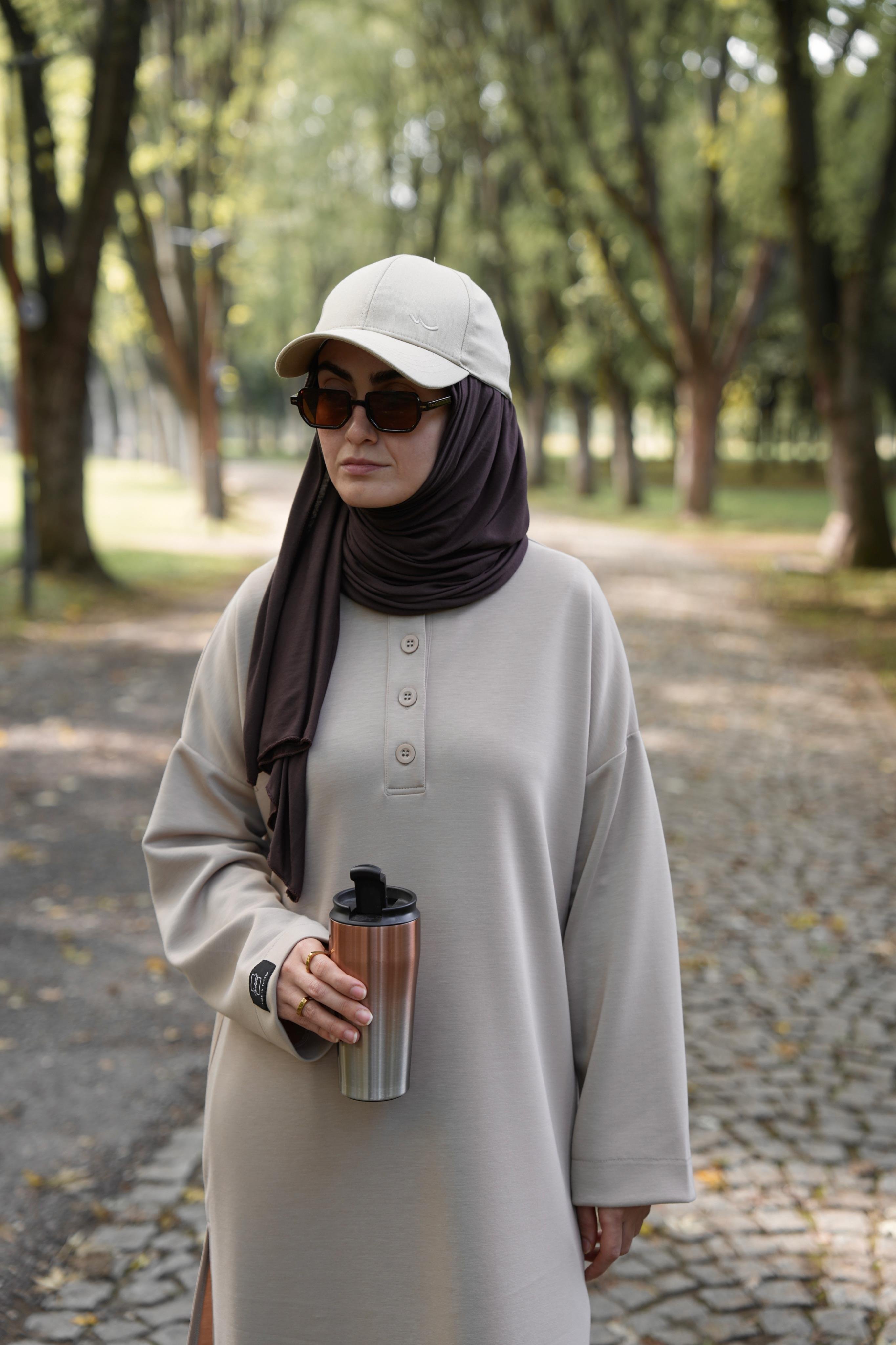 Modal Pantolonlu Takım Bej