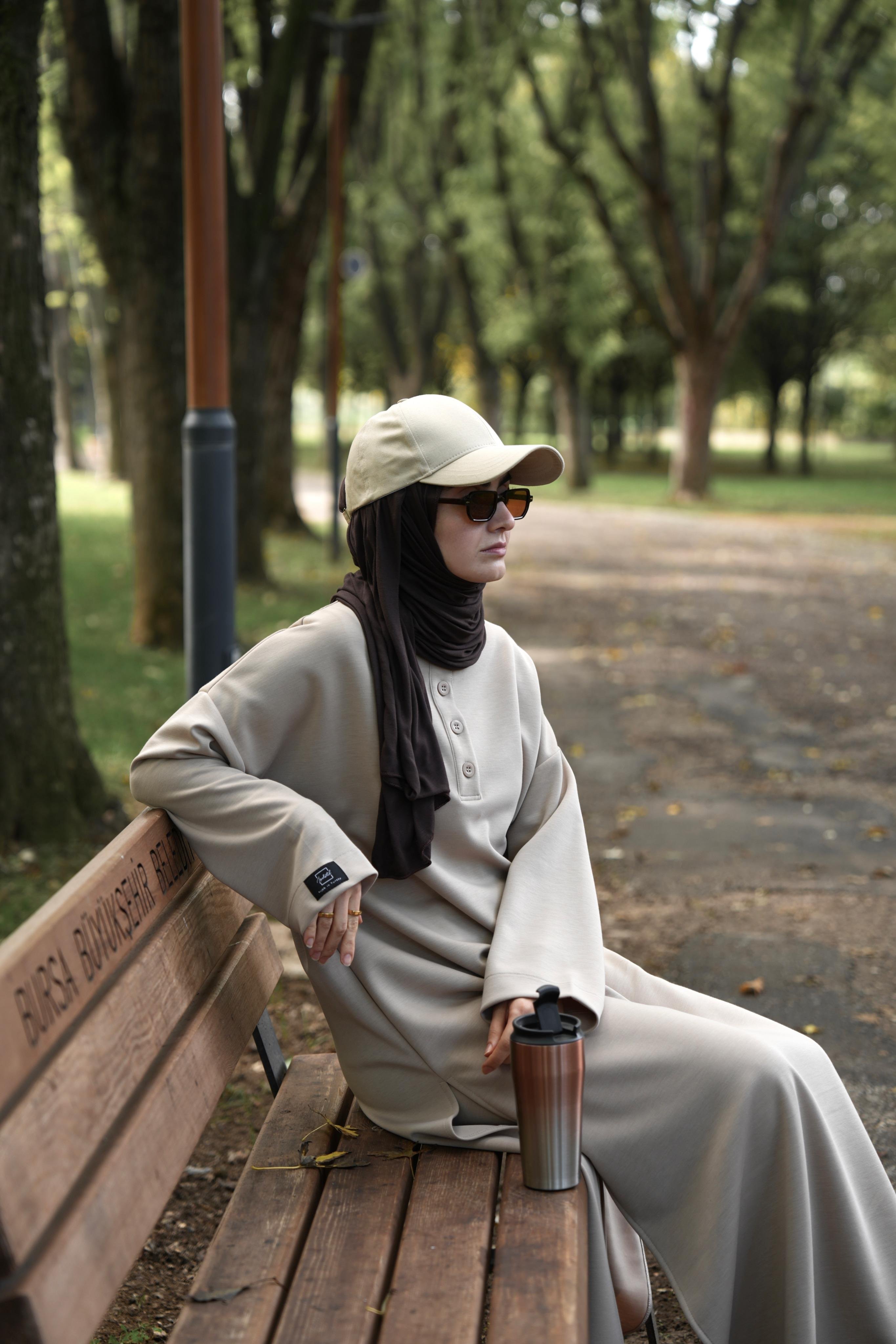 Modal Pantolonlu Takım Bej