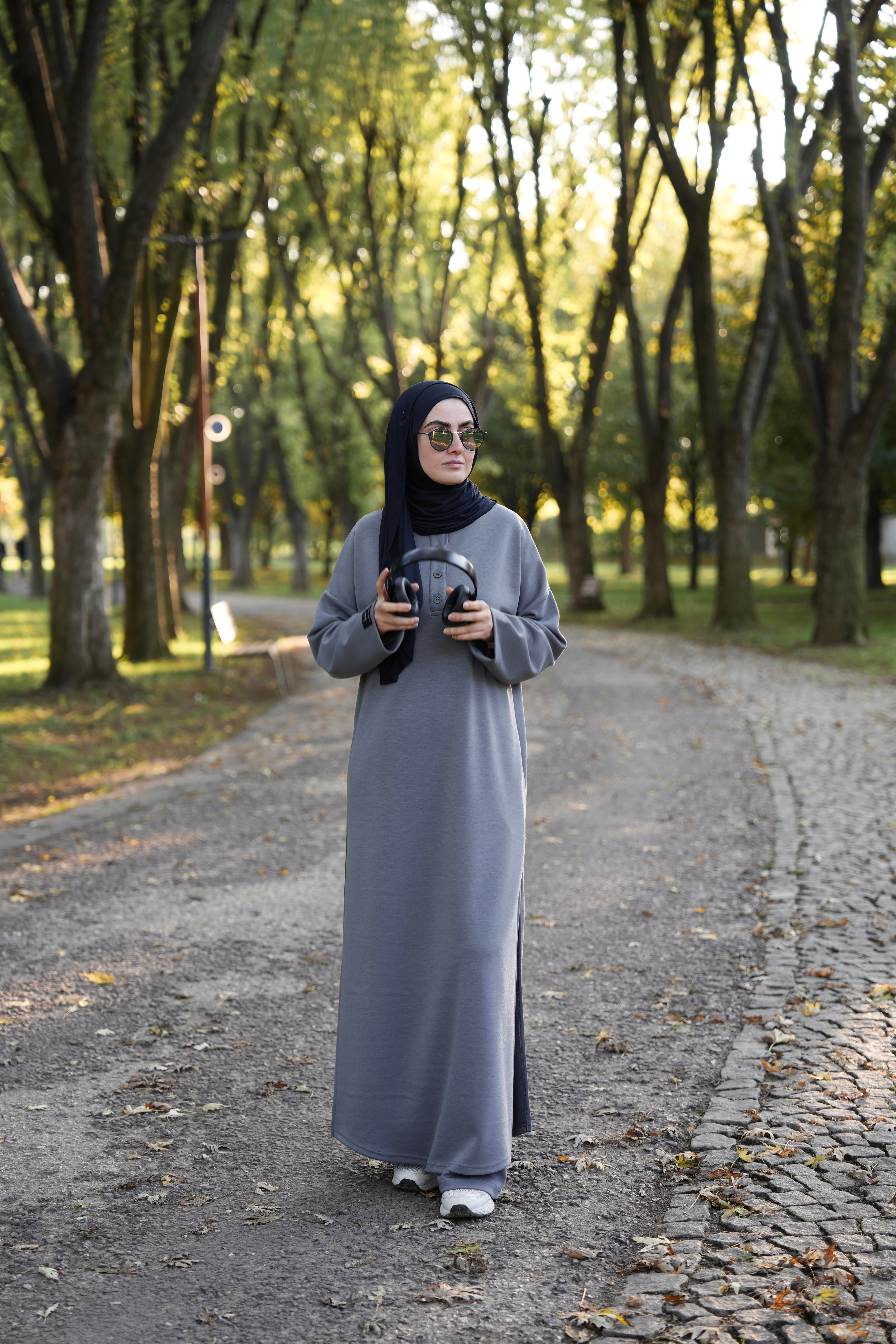 Modal Pantolonlu Takım Gri