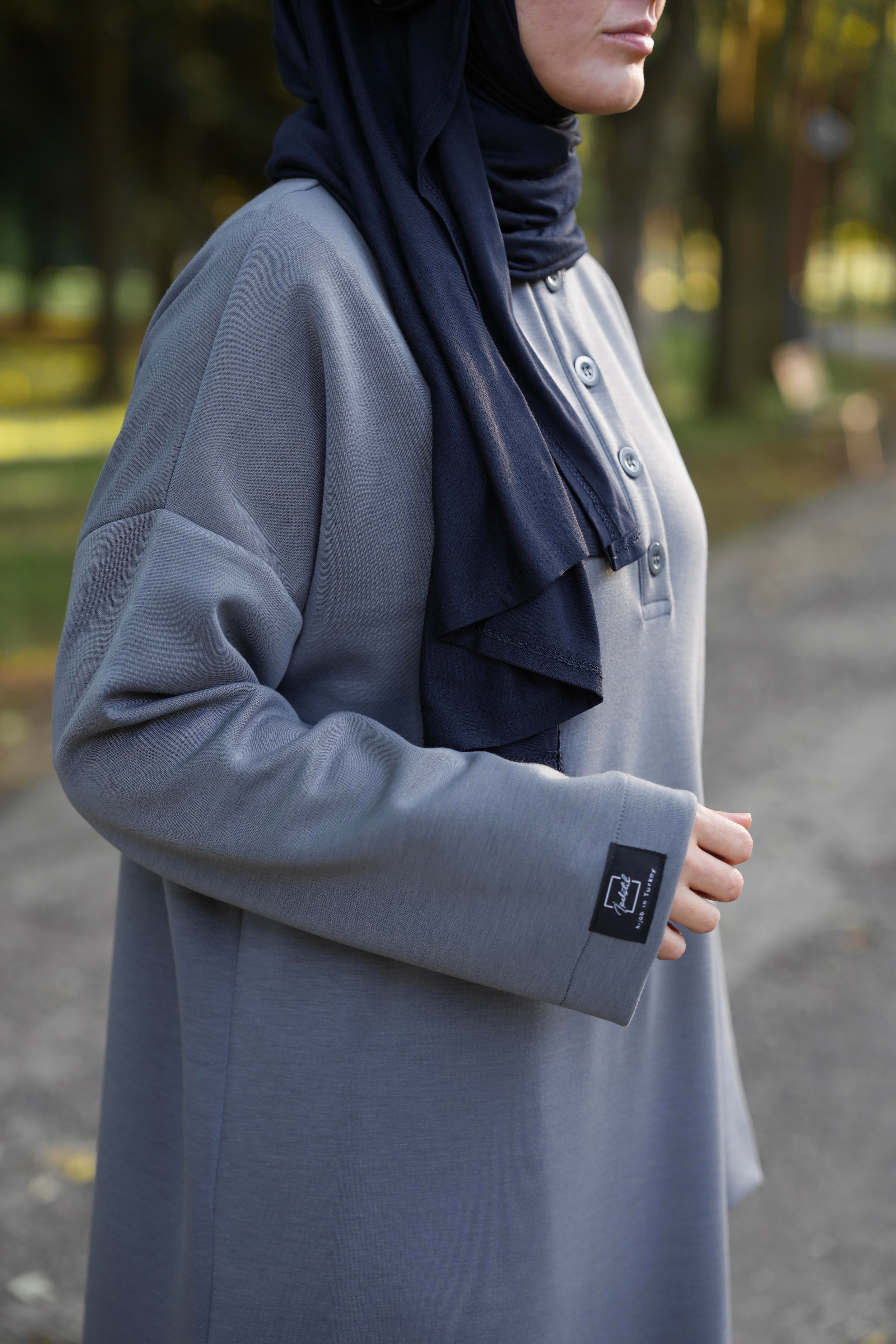 Modal Pantolonlu Takım Gri