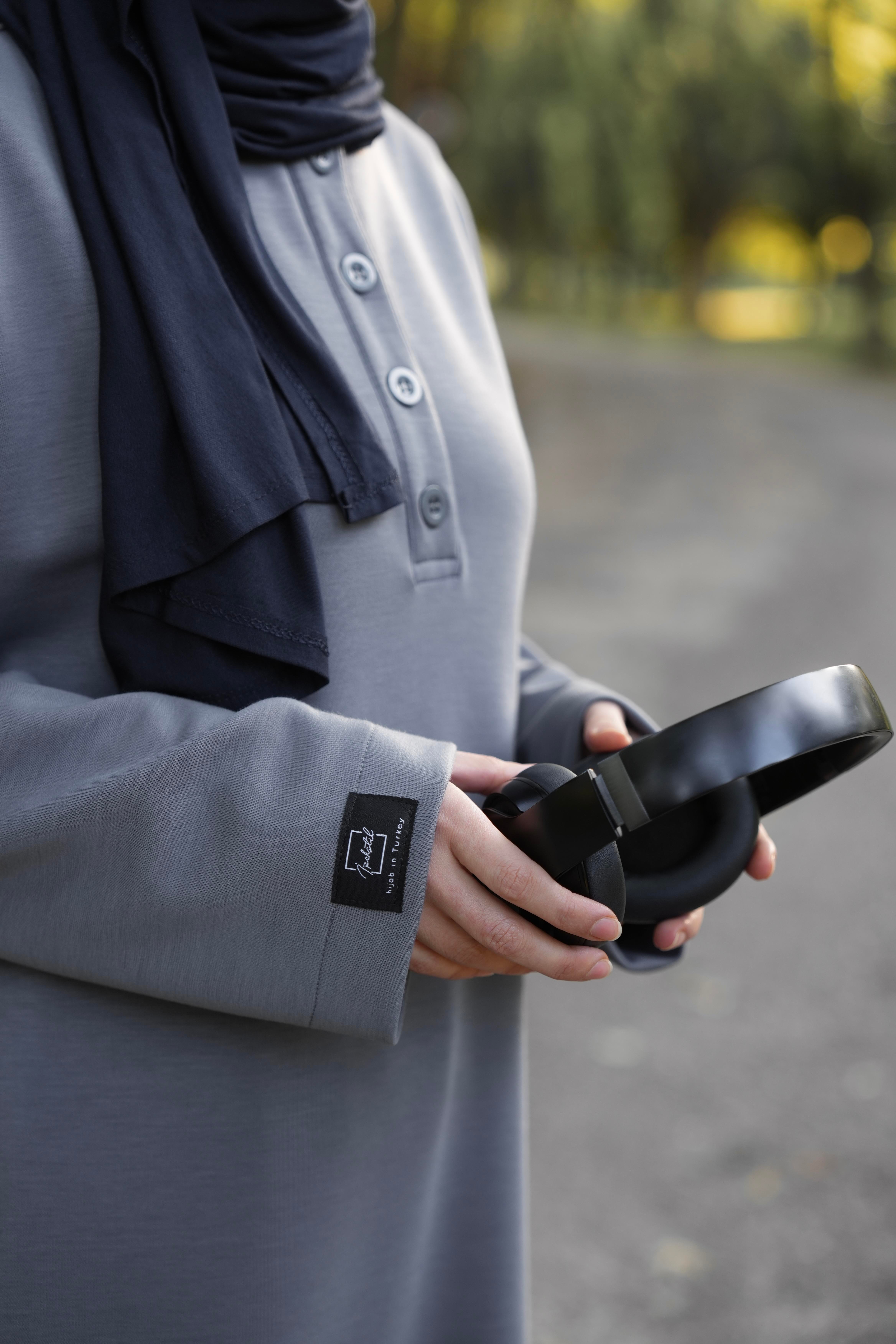 Modal Pantolonlu Takım Gri