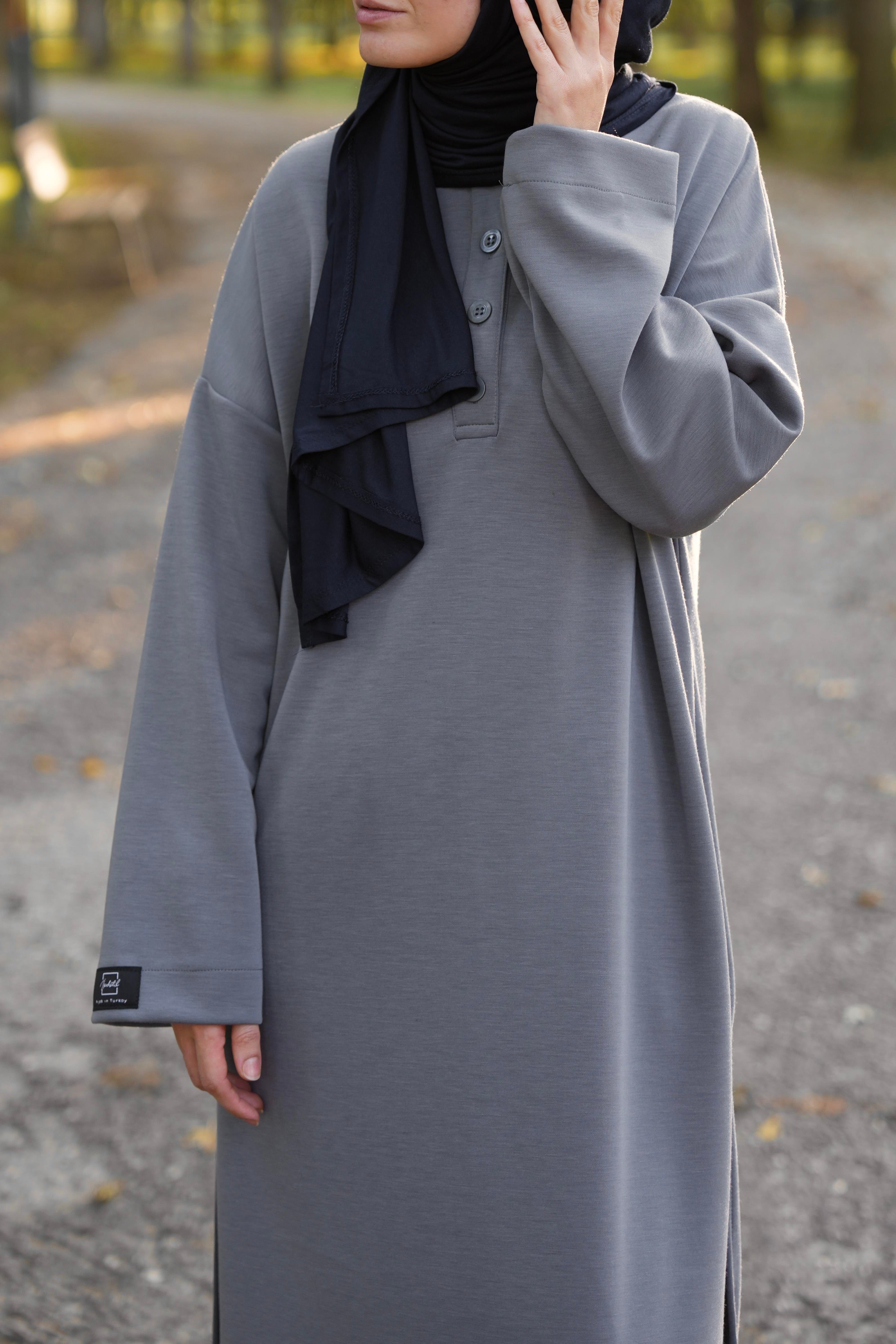 Modal Pantolonlu Takım Gri