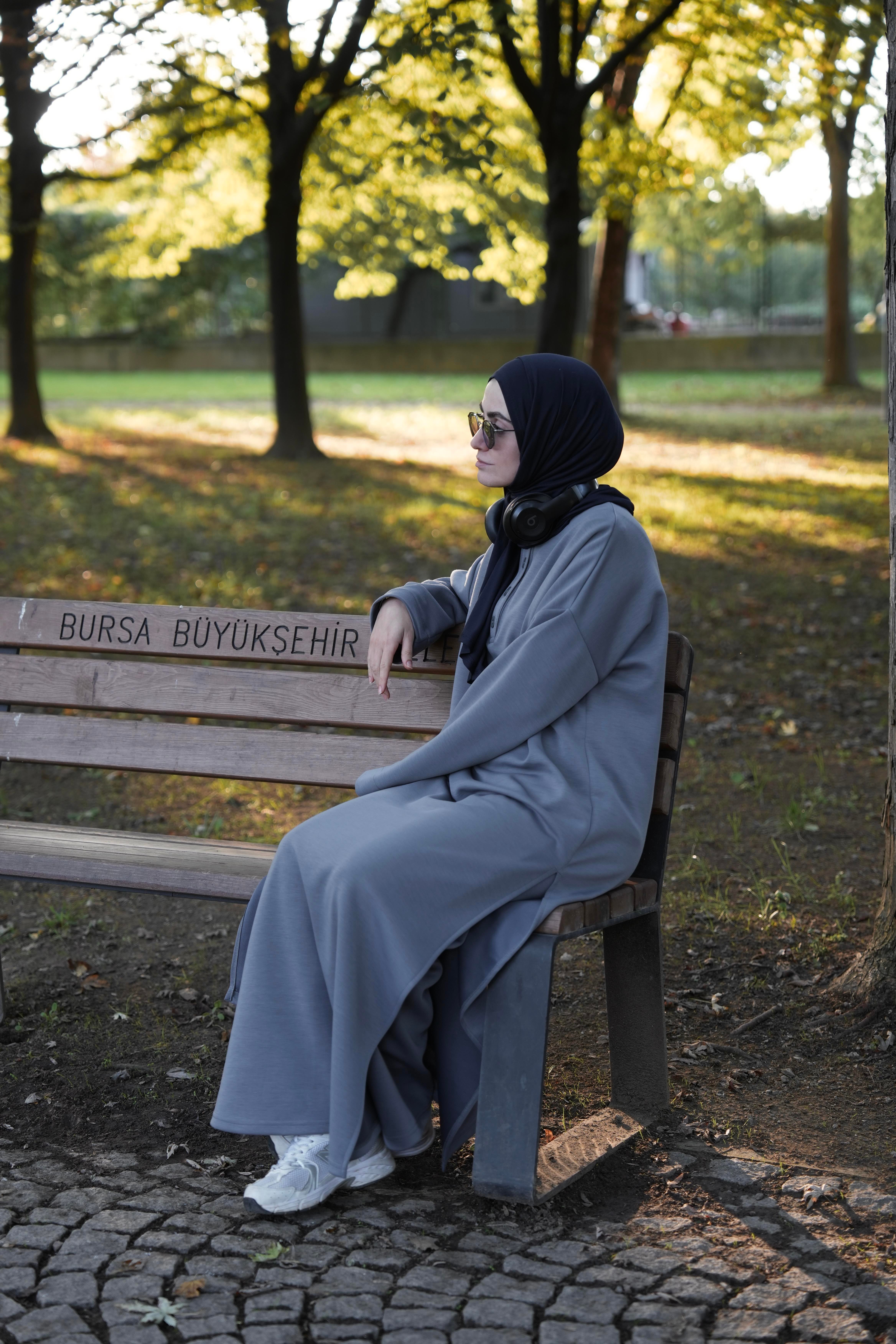 Modal Pantolonlu Takım Gri