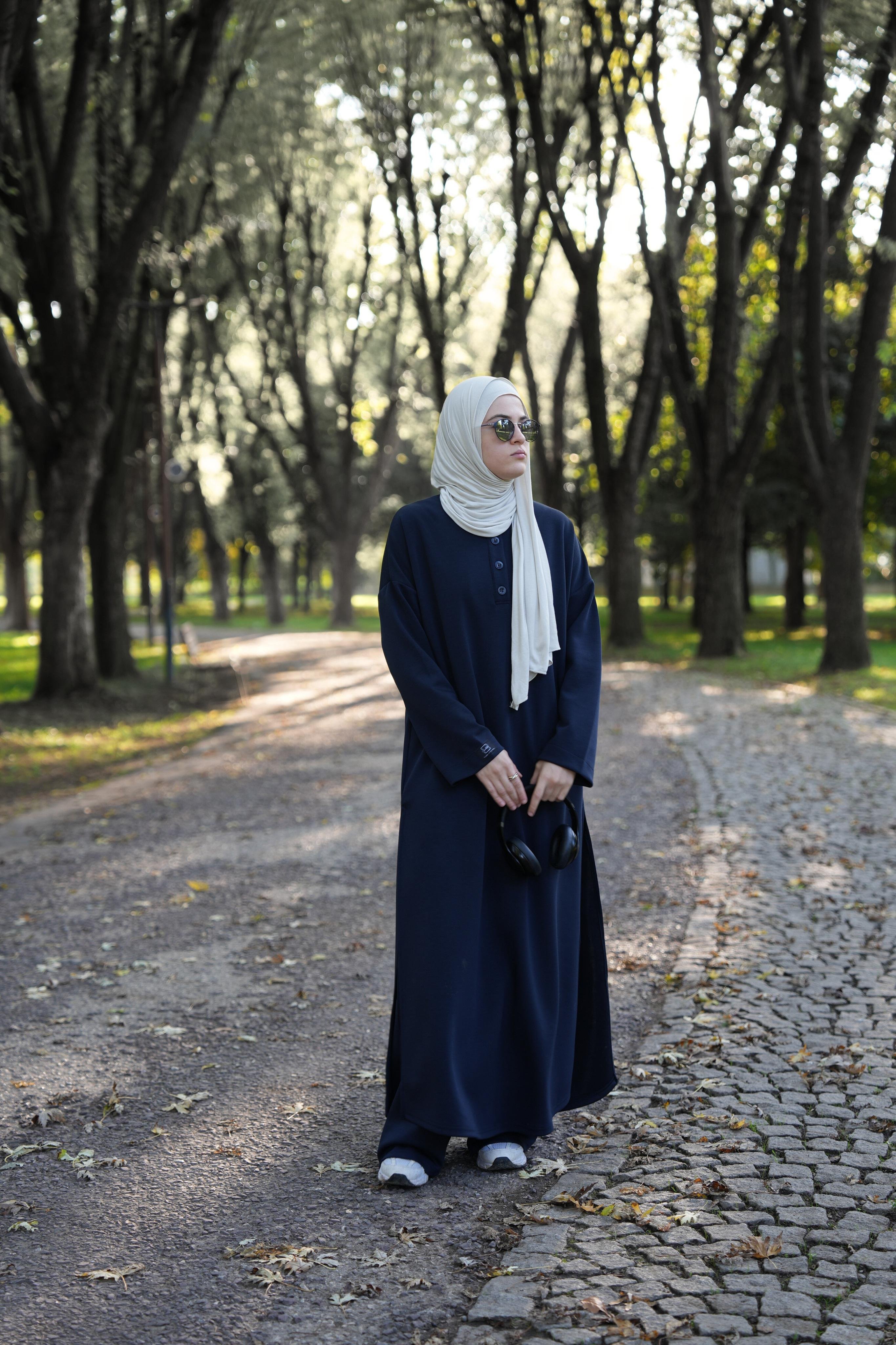 Modal Pantolonlu Takım Lacivert