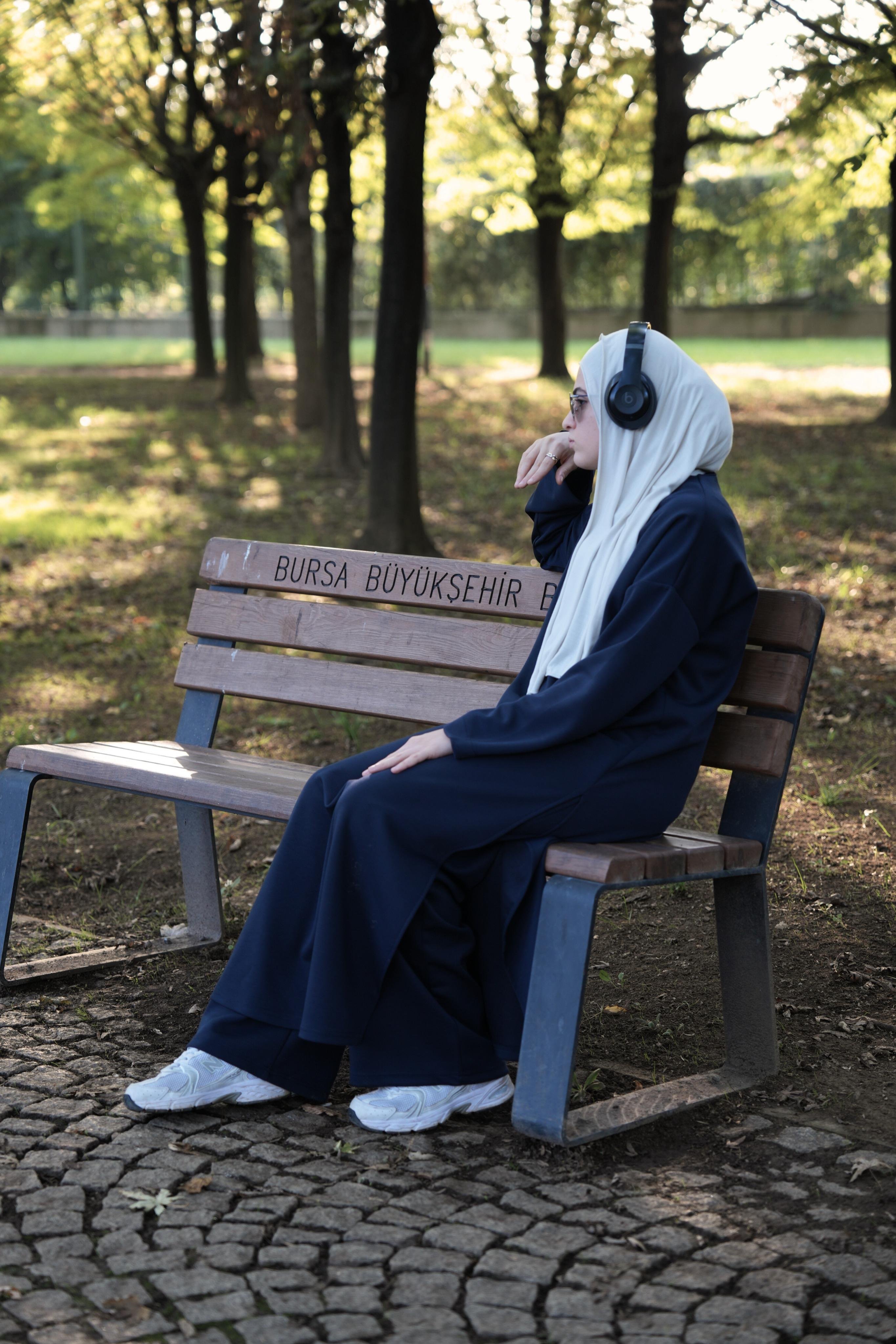 Modal Pantolonlu Takım Lacivert